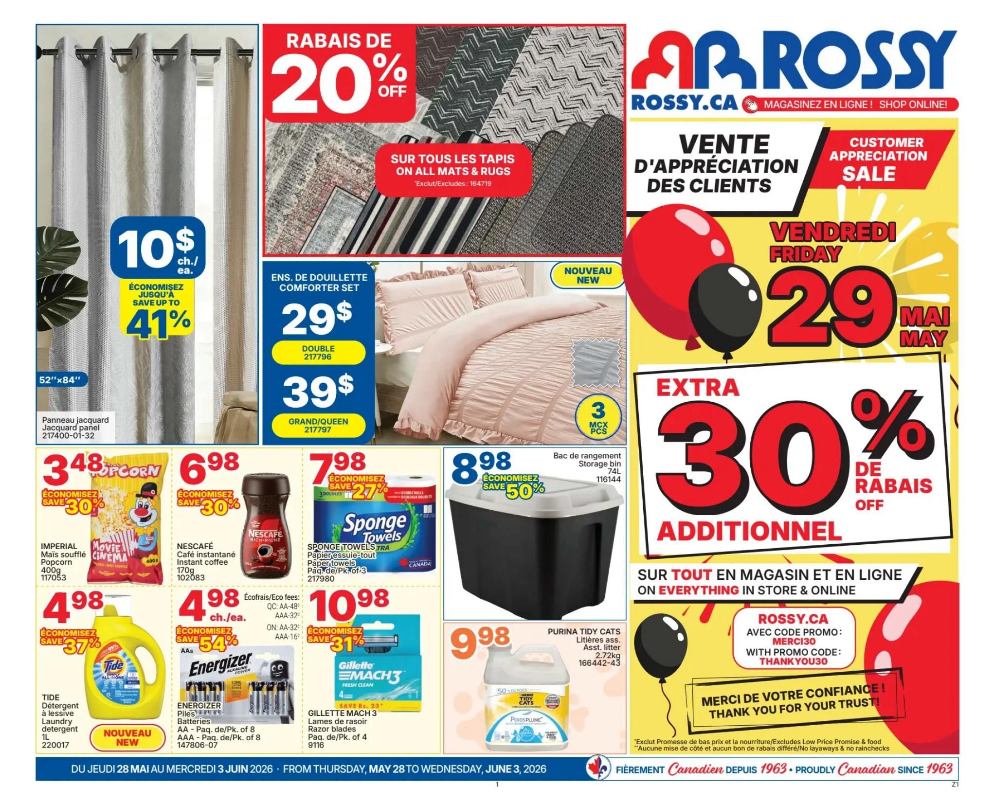 Rossy Flyer May 28 to June 3