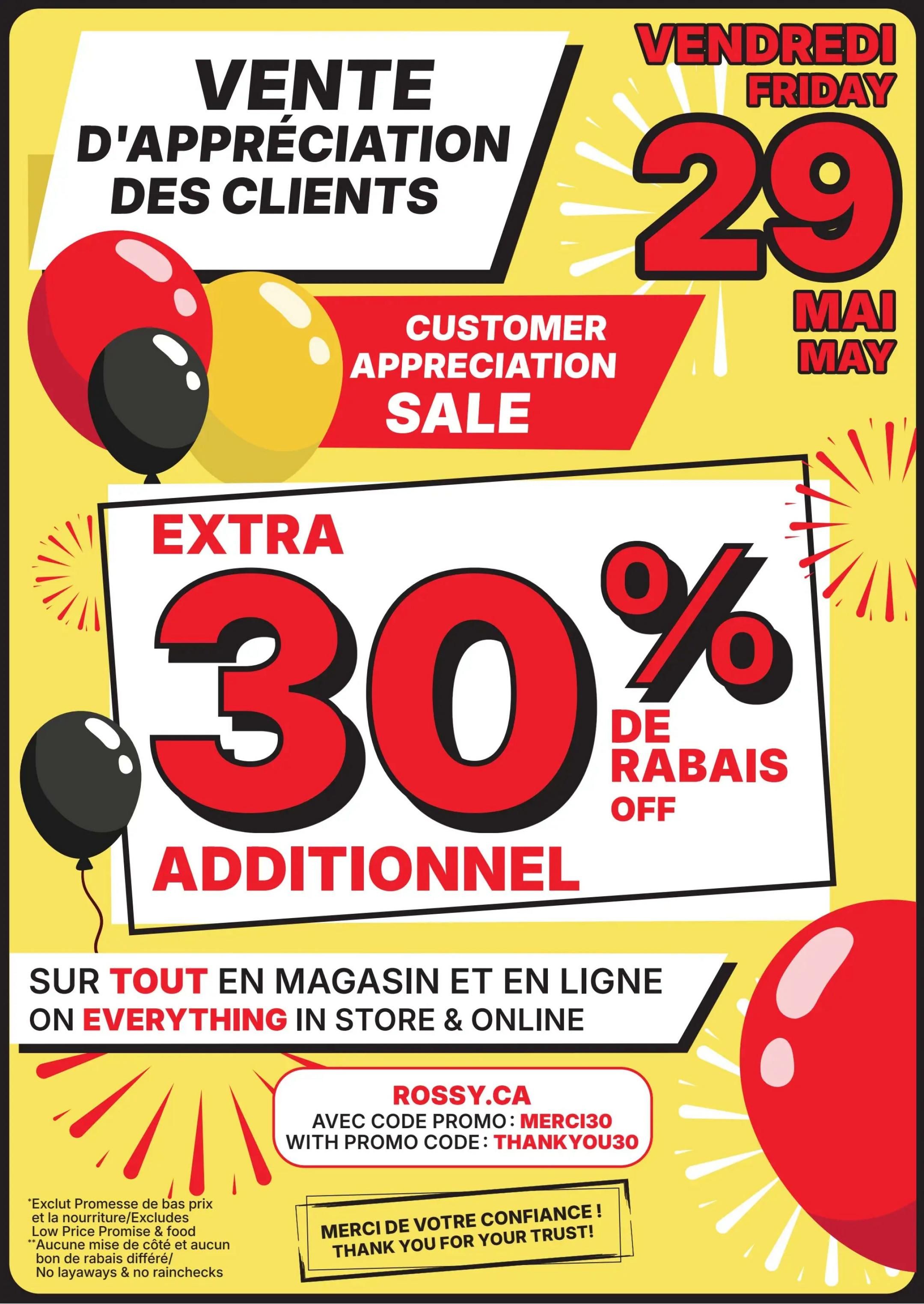 Rossy Flyer May 28 to June 3