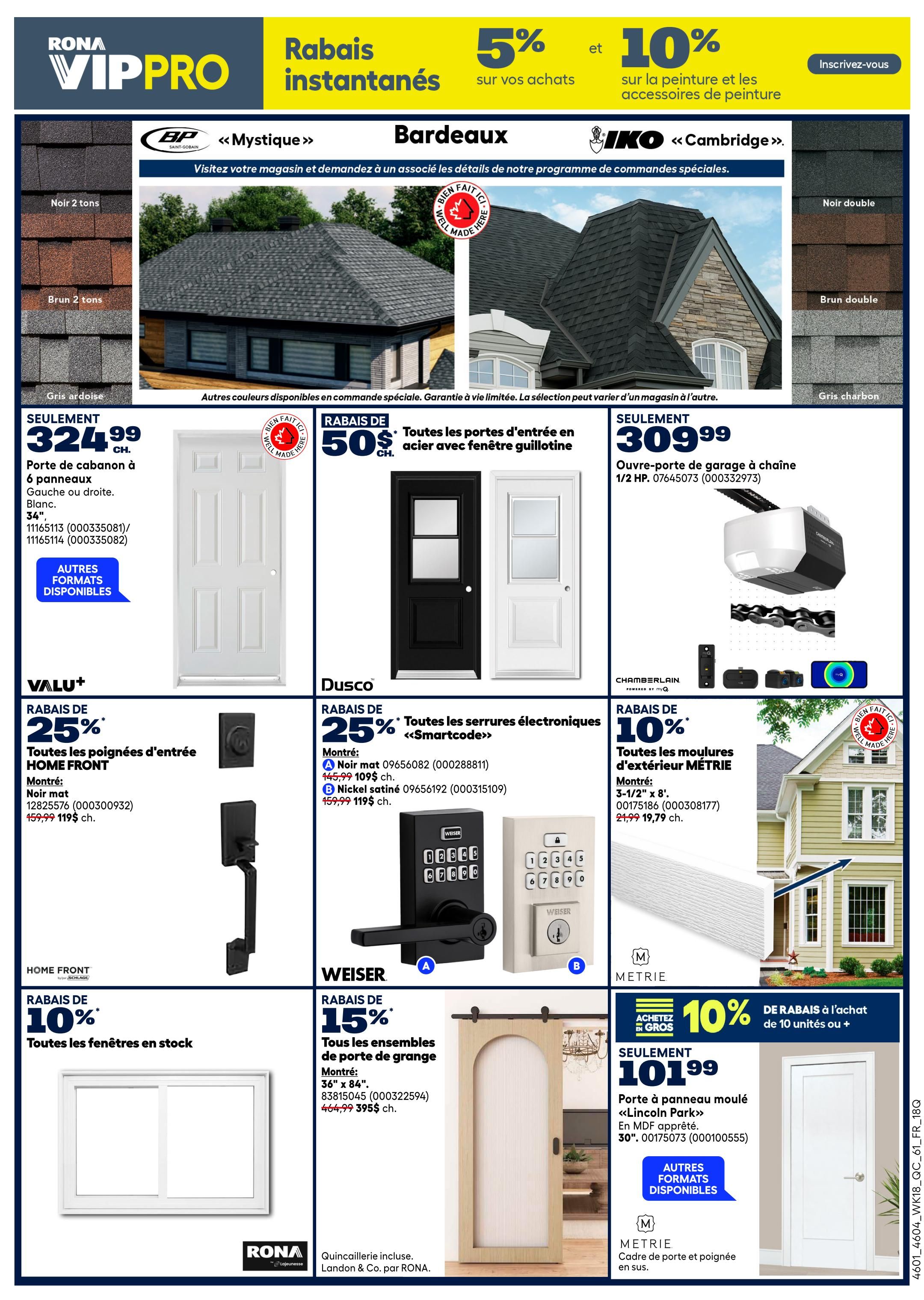 Rona & Rona+ (QC) Flyer May 28 to June 3