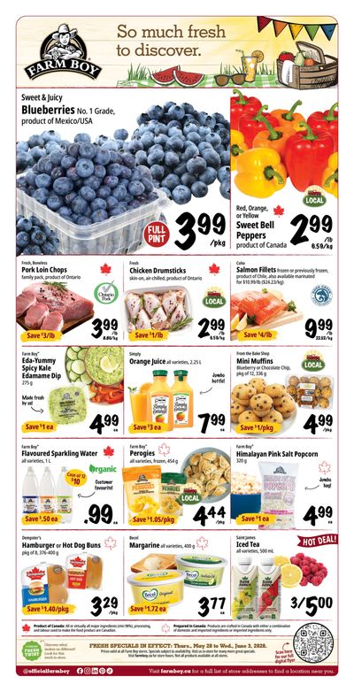 Farm Boy Flyer May 28 to June 3
