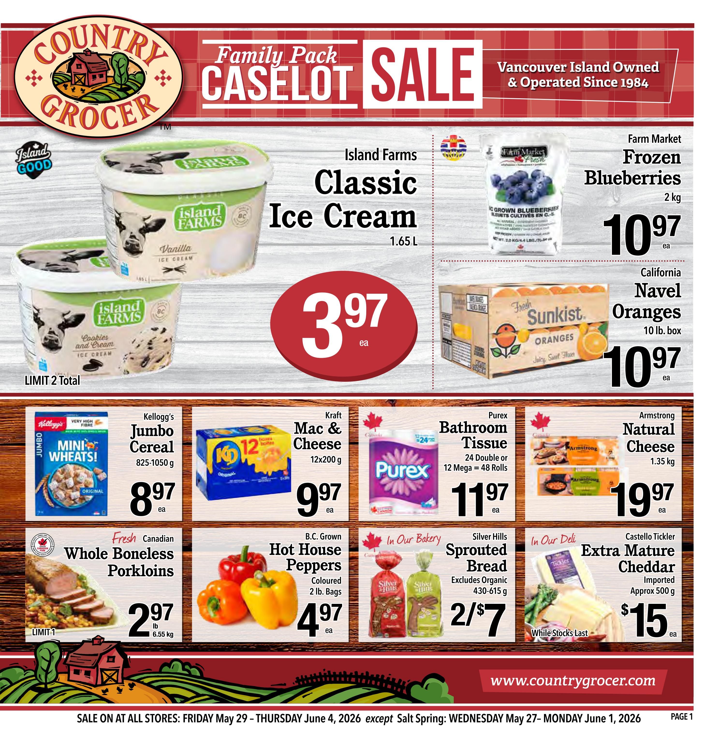 Country Grocer Flyer May 29 to June 4