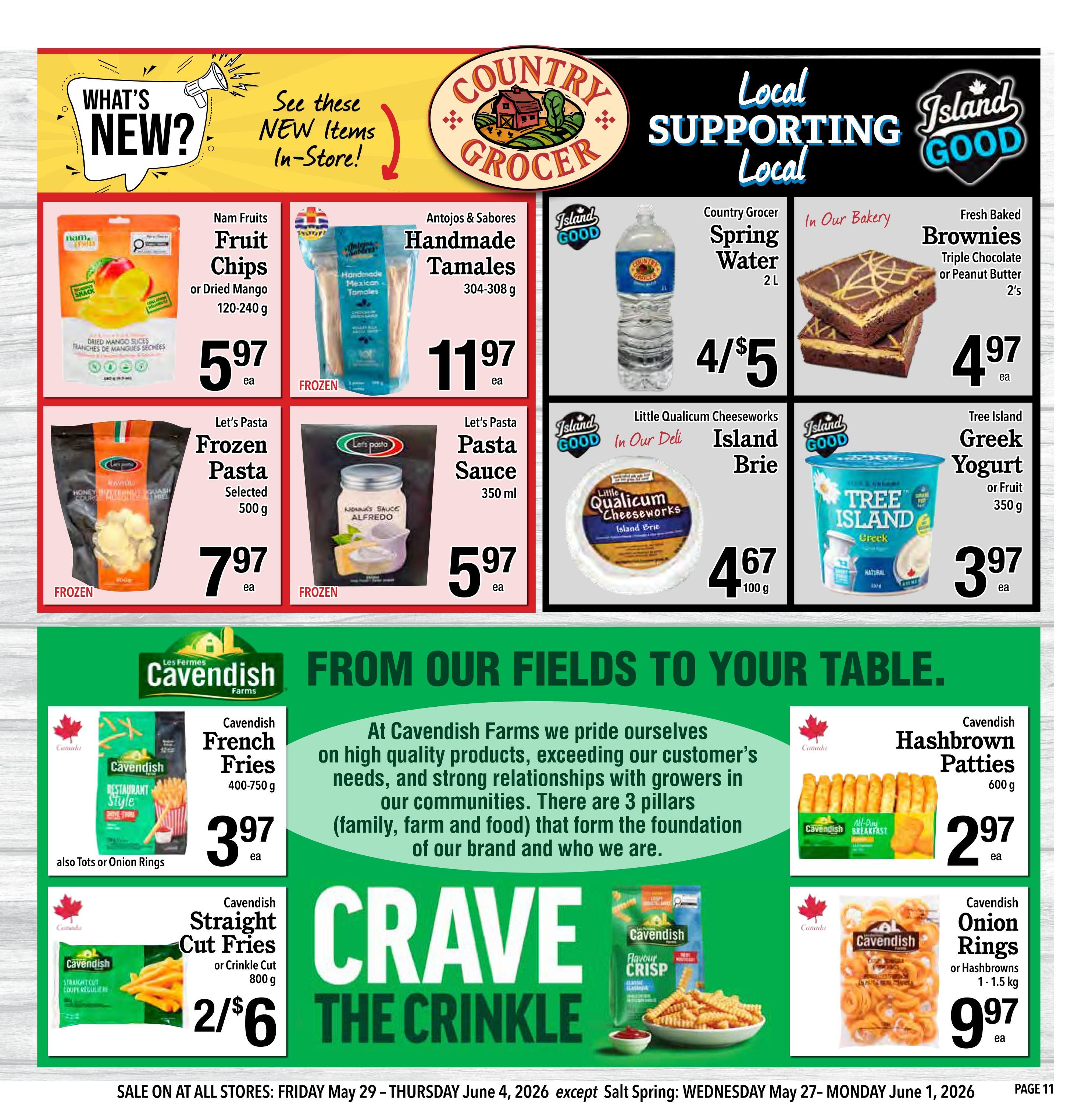 Country Grocer Flyer May 29 to June 4