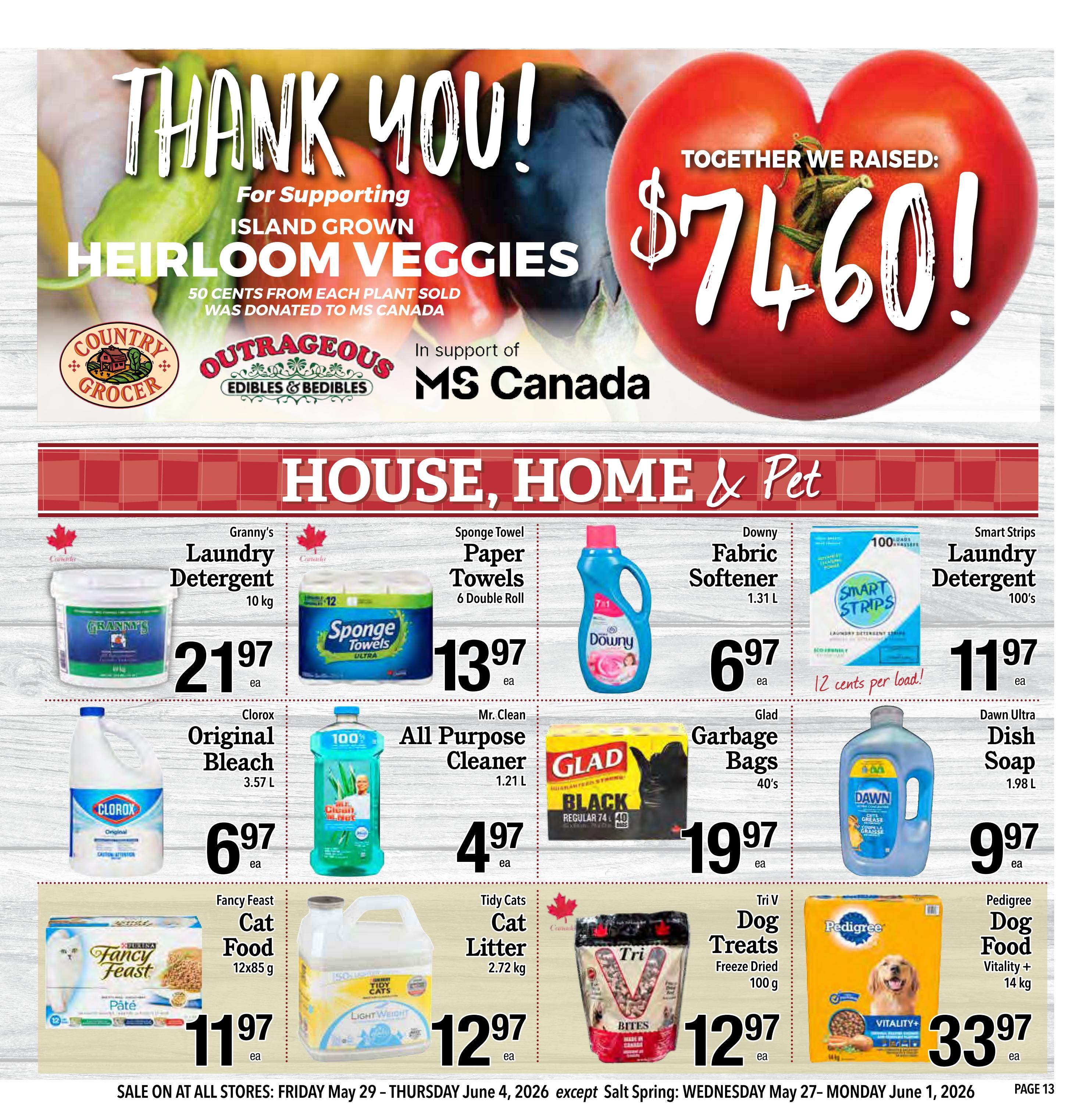 Country Grocer Flyer May 29 to June 4