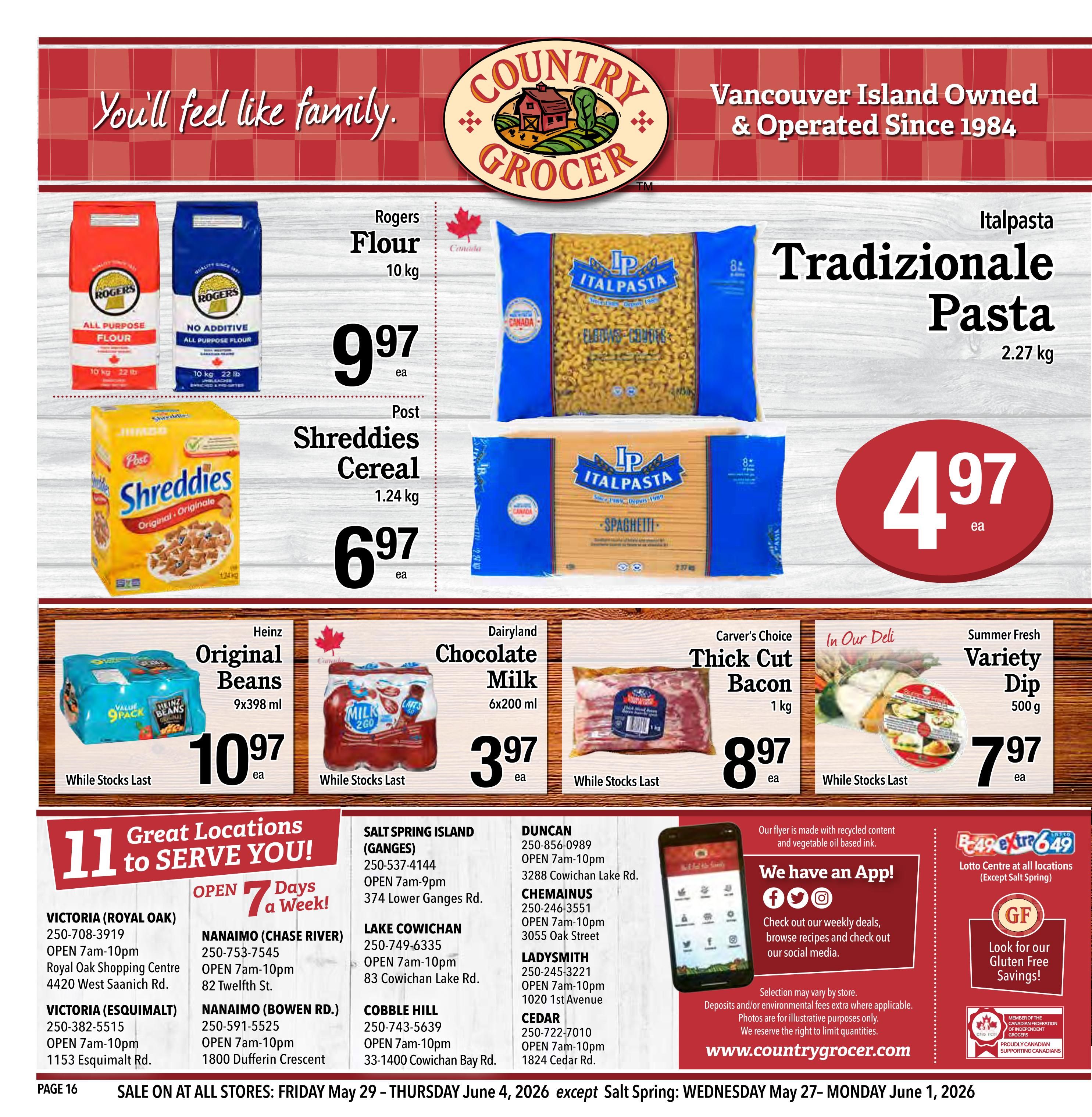 Country Grocer Flyer May 29 to June 4