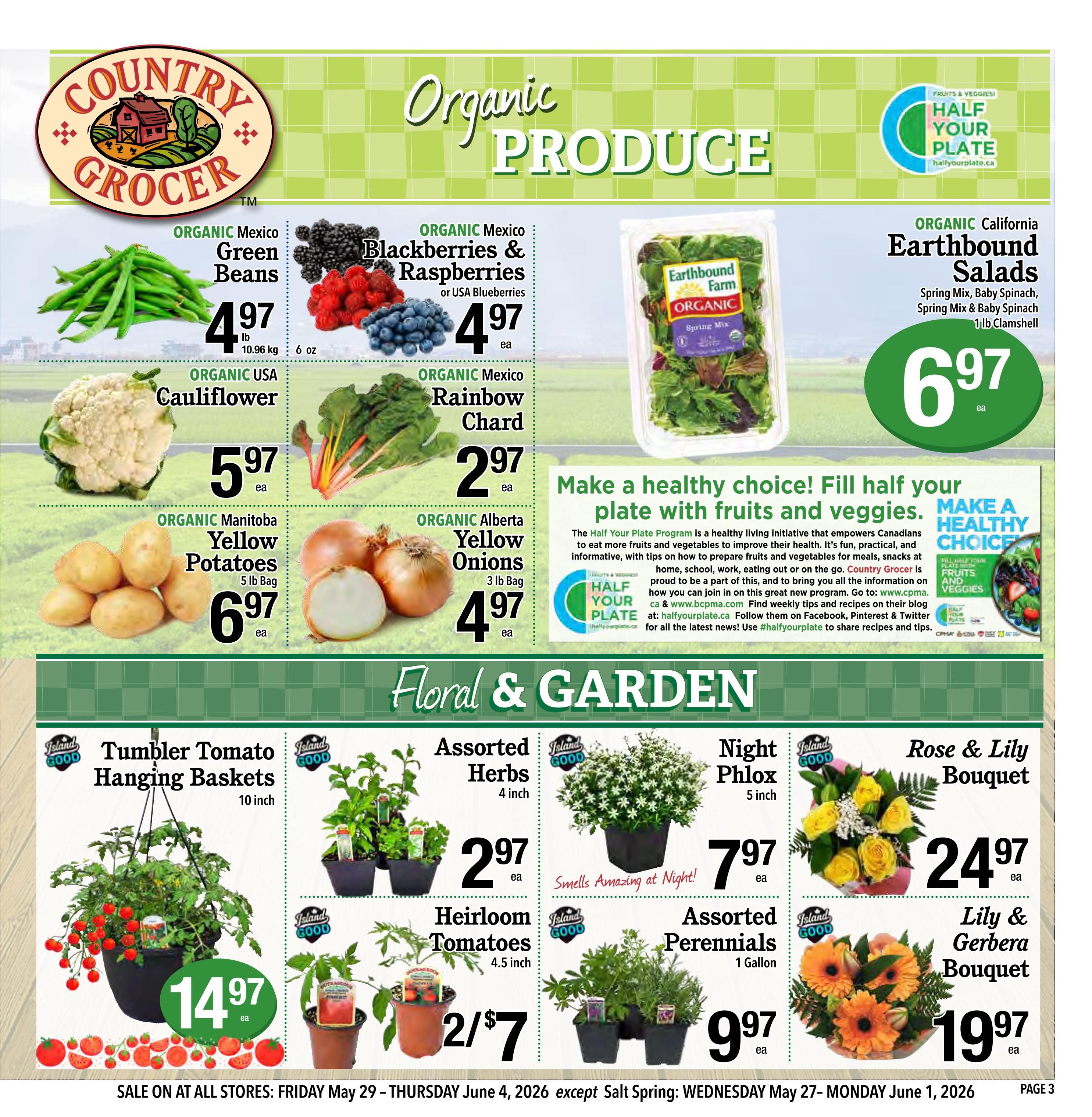 Country Grocer Flyer May 29 to June 4