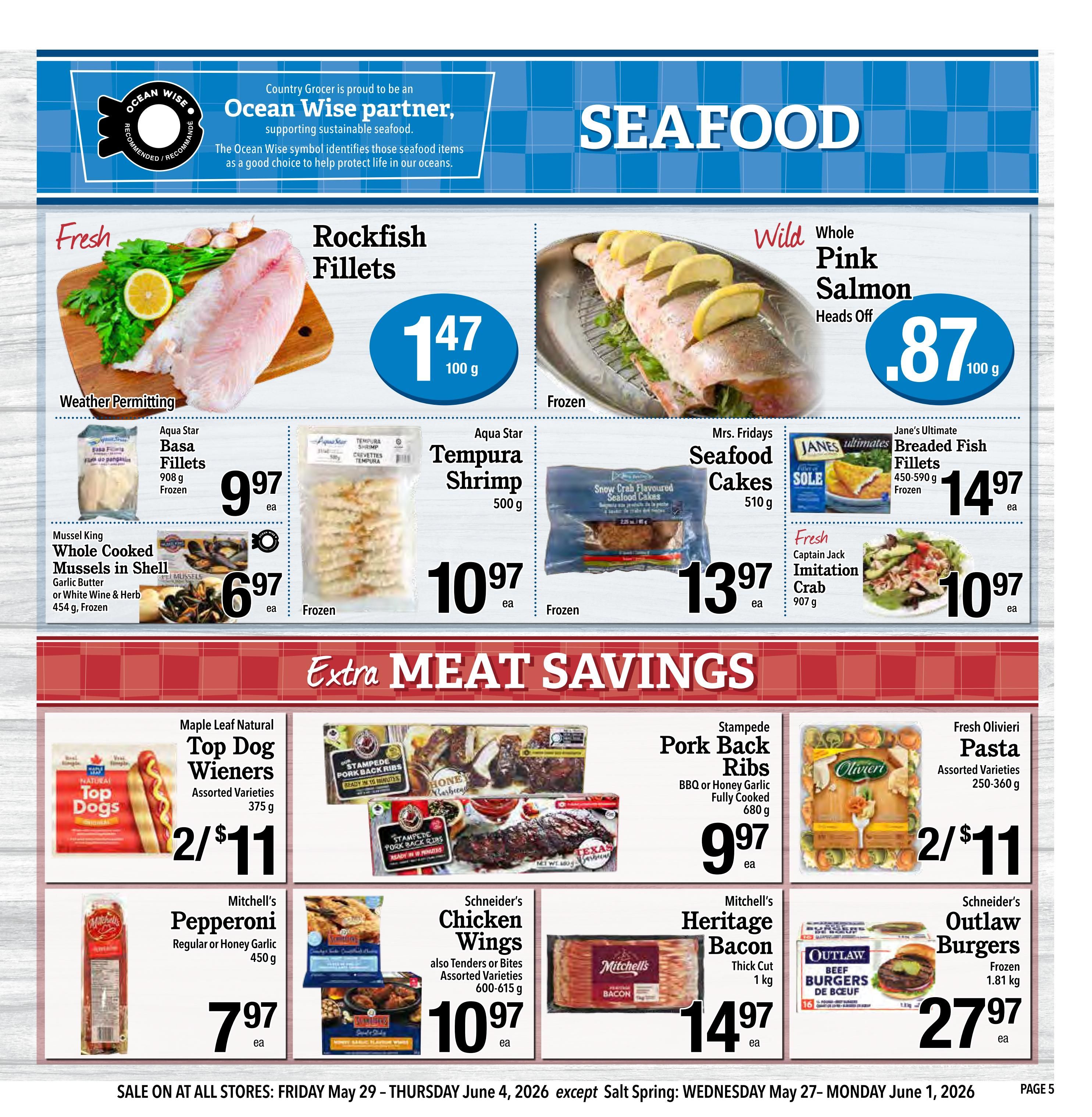 Country Grocer Flyer May 29 to June 4
