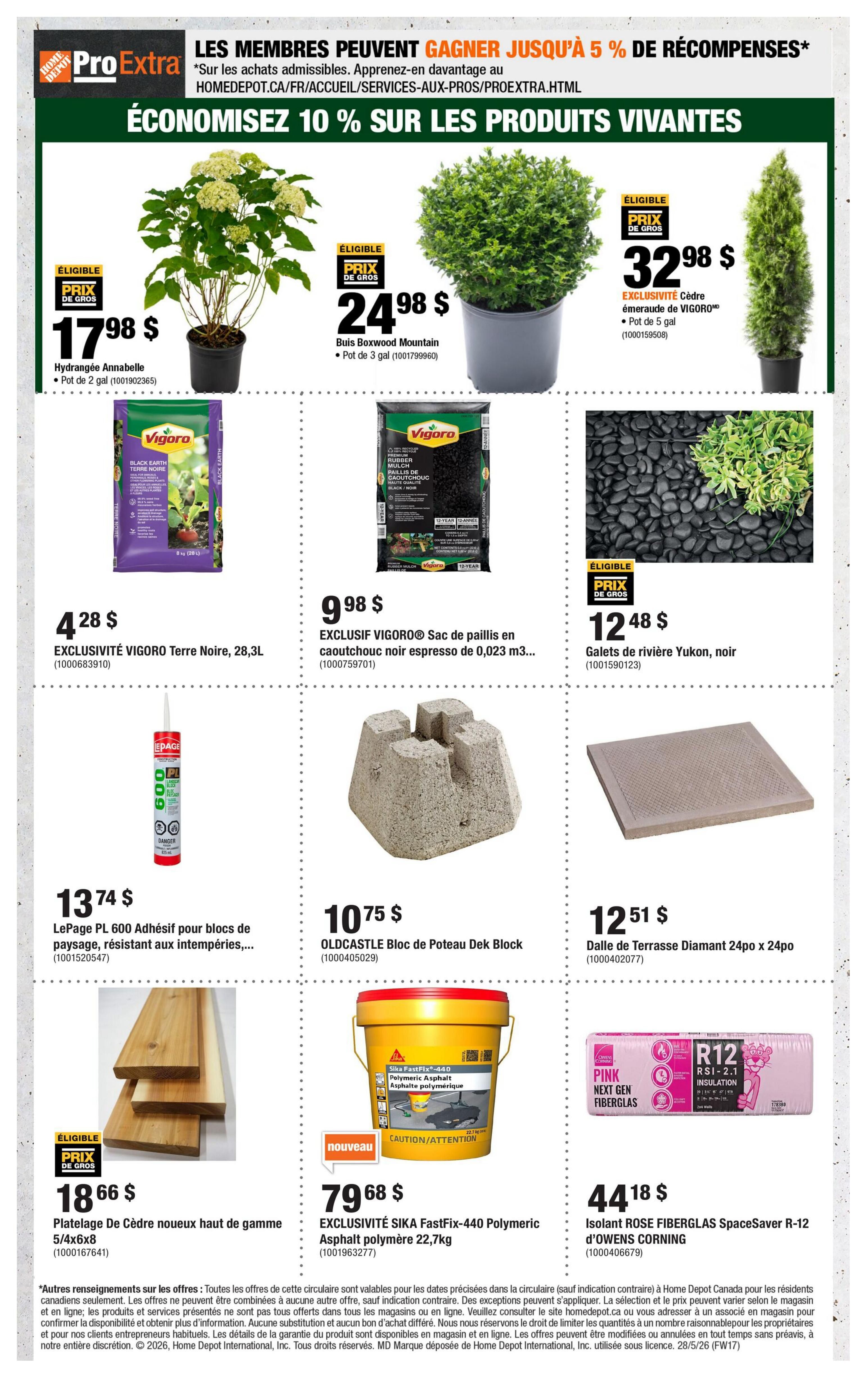 Home Depot (QC) Flyer May 28 to June 10