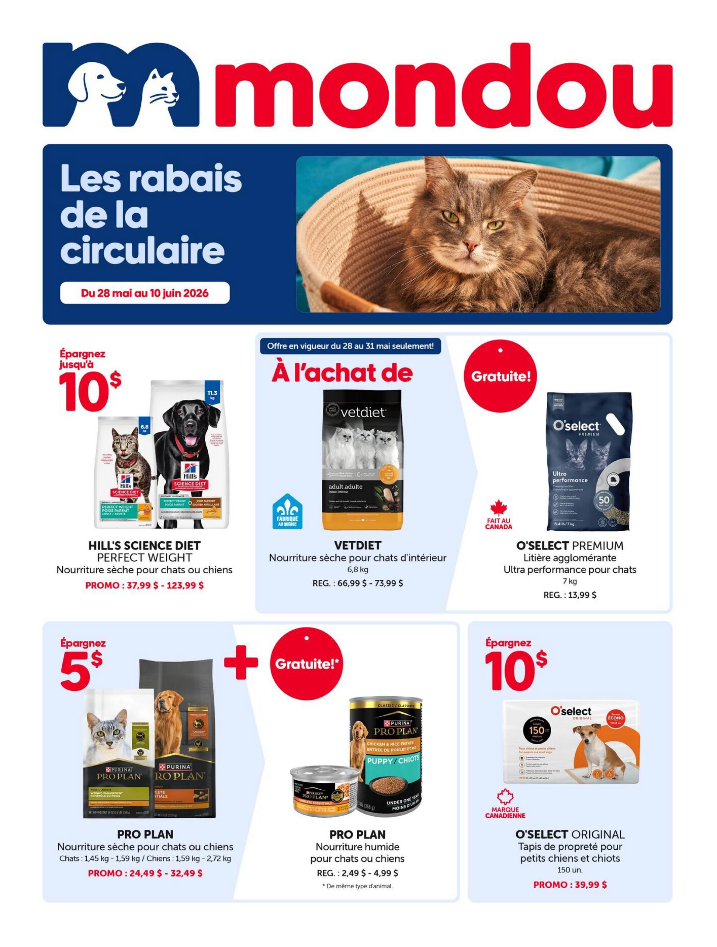 Mondou Flyer May 28 to June 10