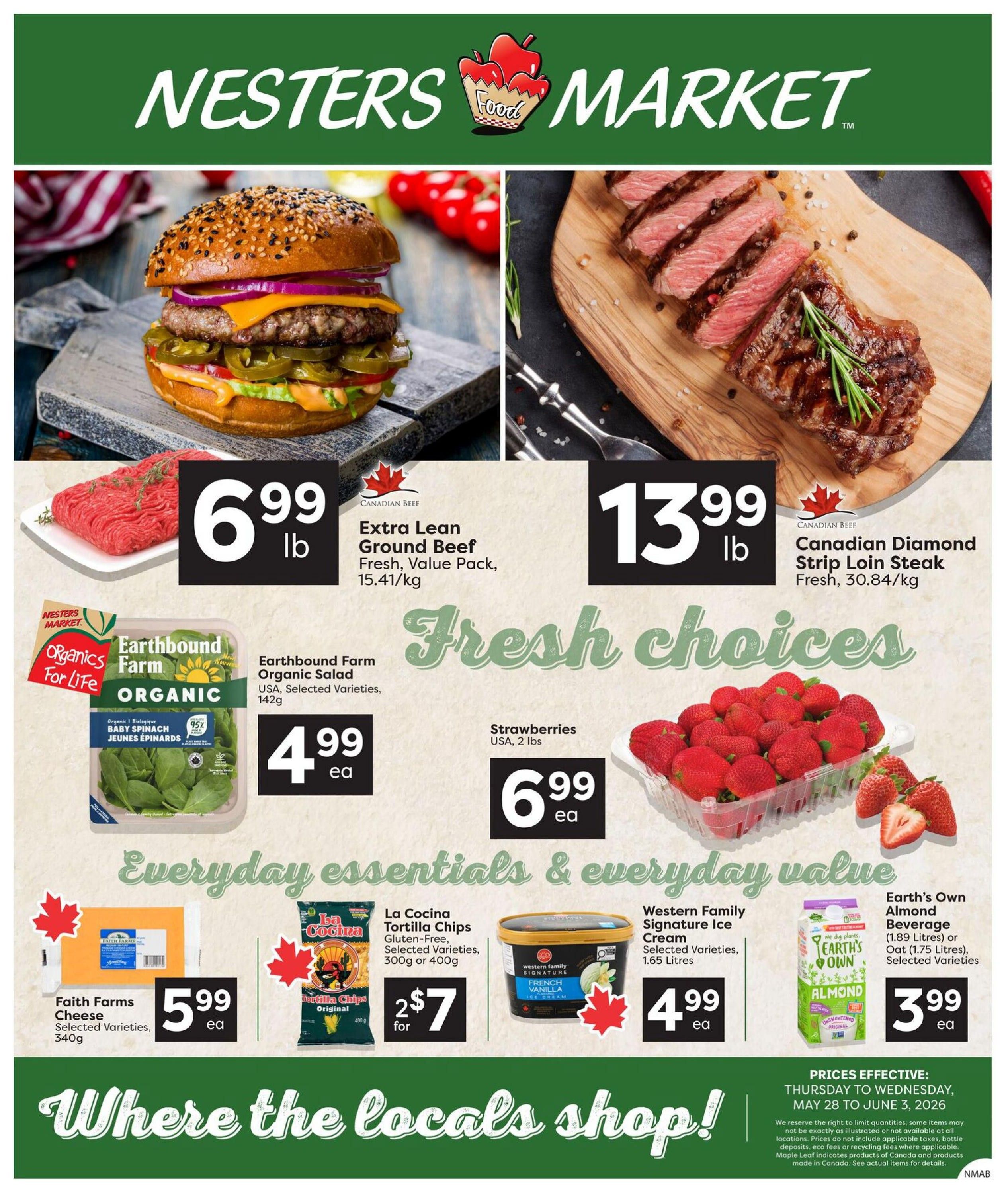 Nesters Market Flyer May 28 to June 3
