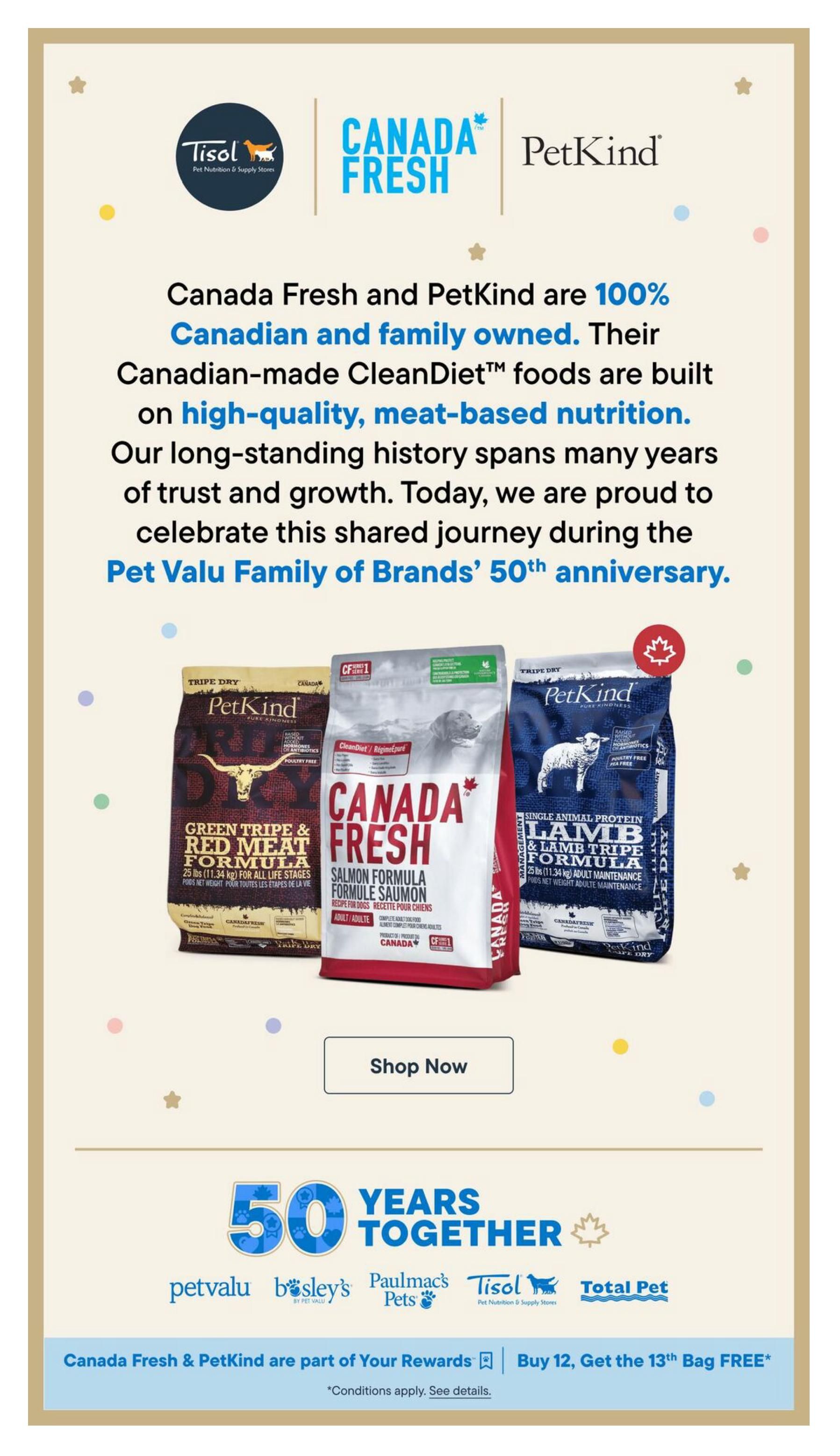 Tisol Pet Nutrition & Supply Stores Flyer May 28 to June 10
