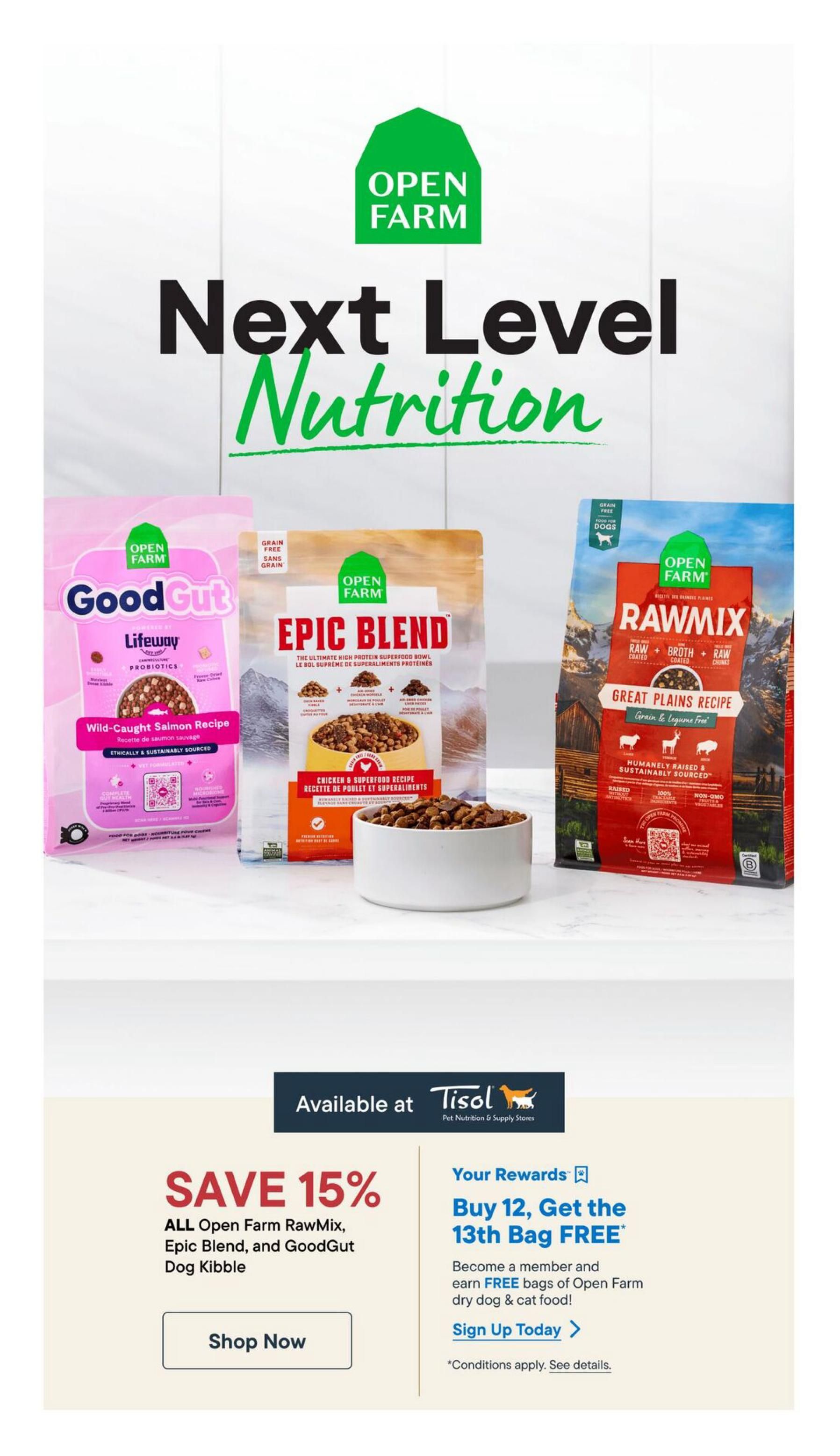 Tisol Pet Nutrition & Supply Stores Flyer May 28 to June 10
