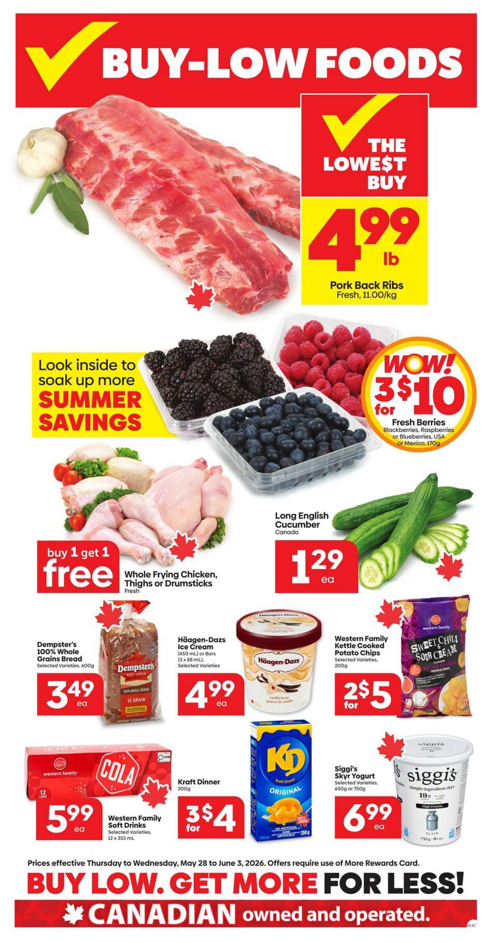 Buy-Low Foods Flyer May 28 to June 3