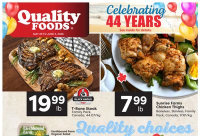 Quality Foods Flyer May 28 to June 3