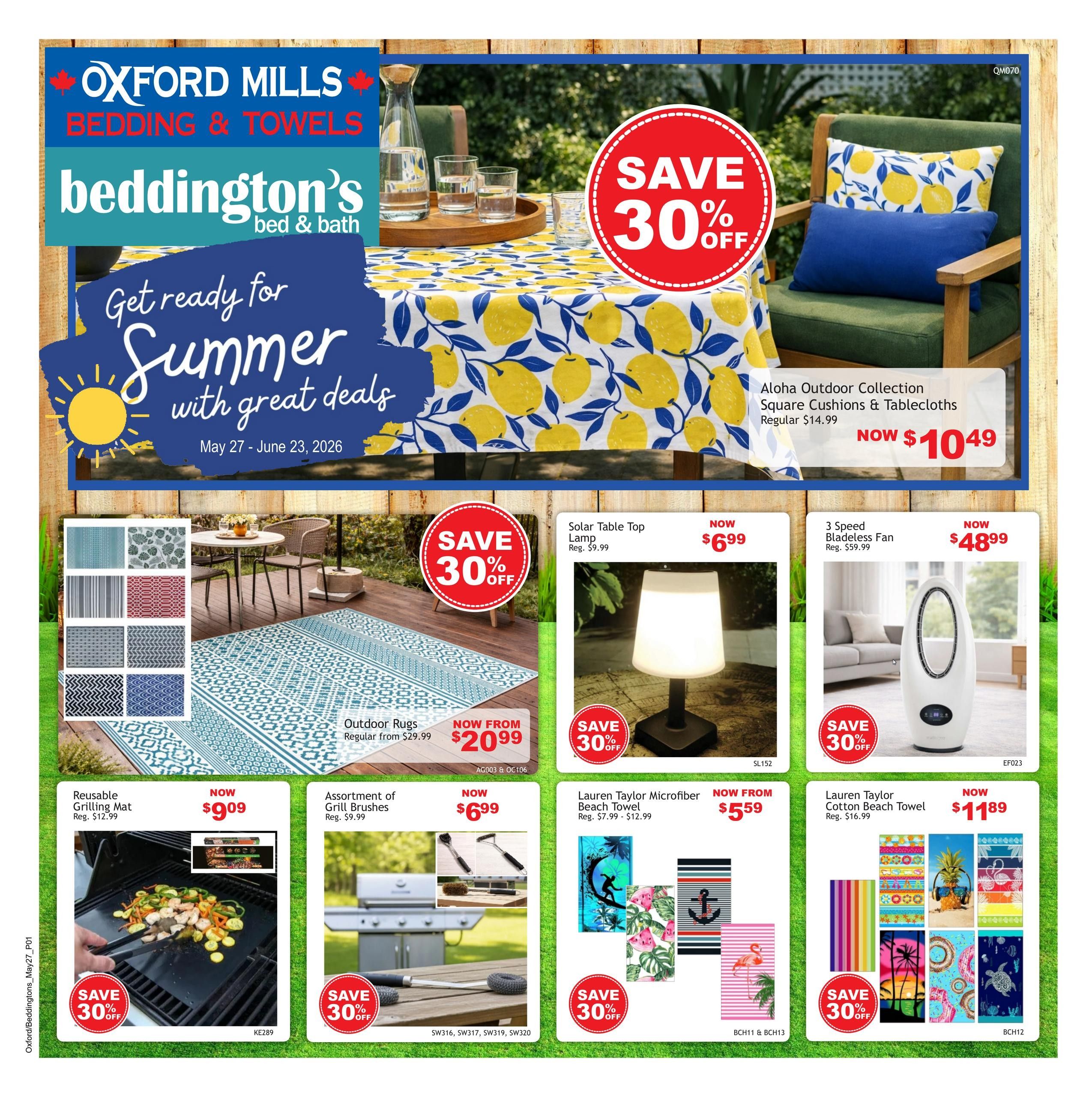 Beddington's Flyer May 27 to June 23