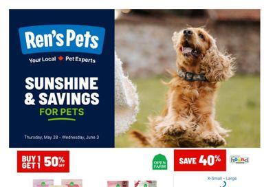 Ren's Pets Flyer May 28 to June 3