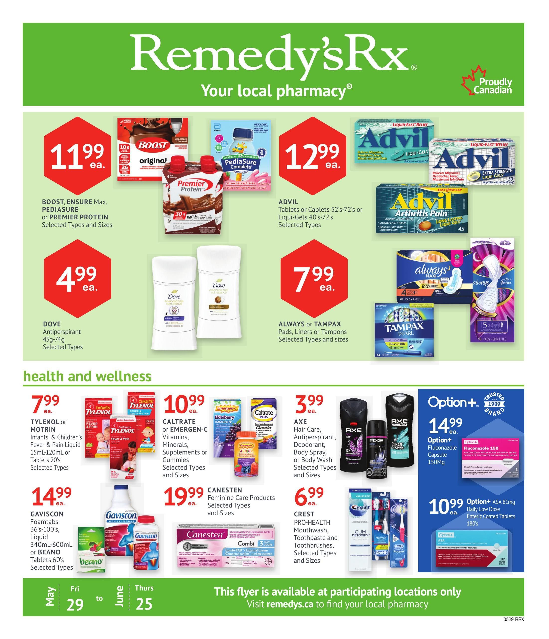 Remedy's RX Monthly Flyer May 29 to June 25