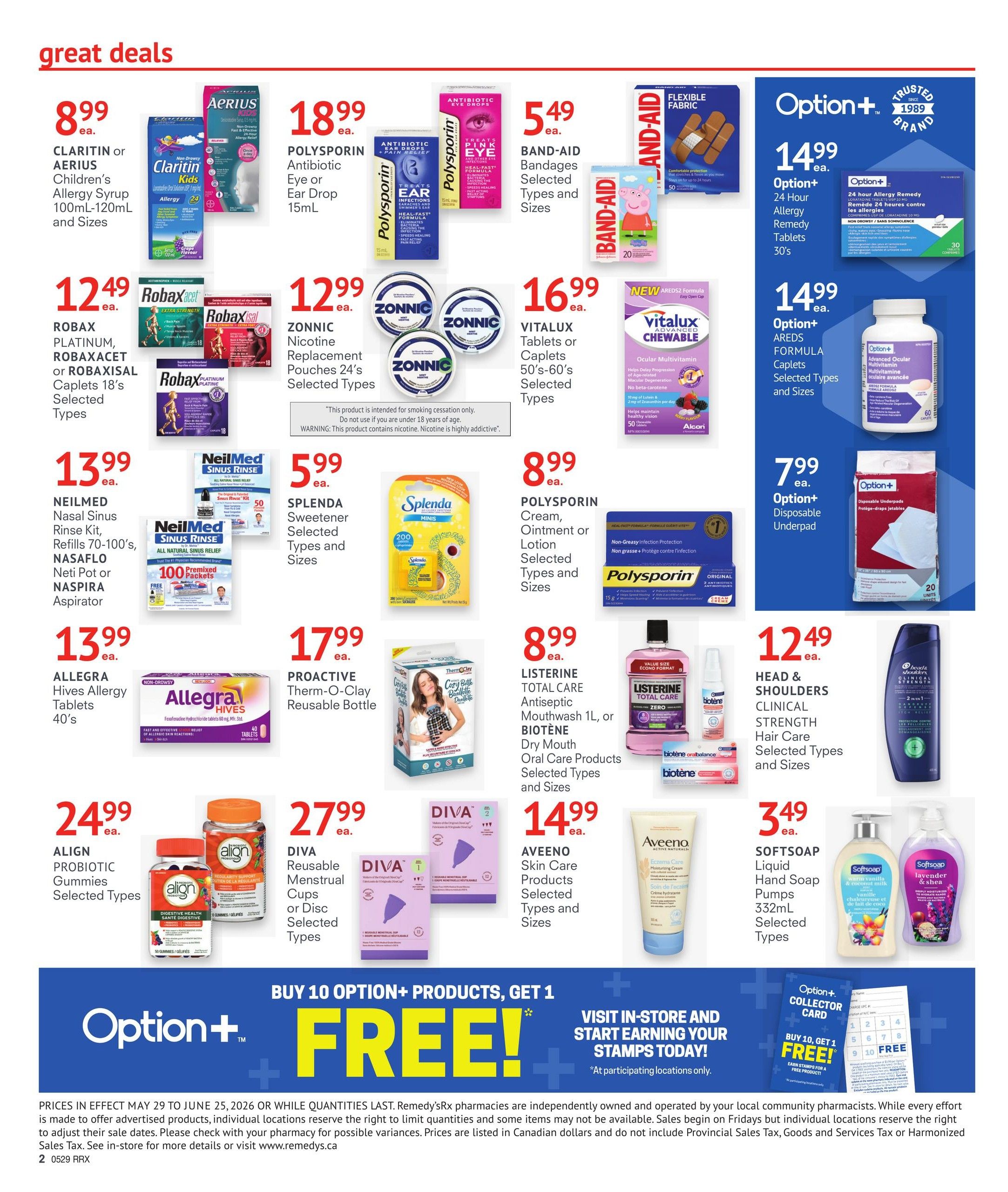 Remedy's RX Monthly Flyer May 29 to June 25