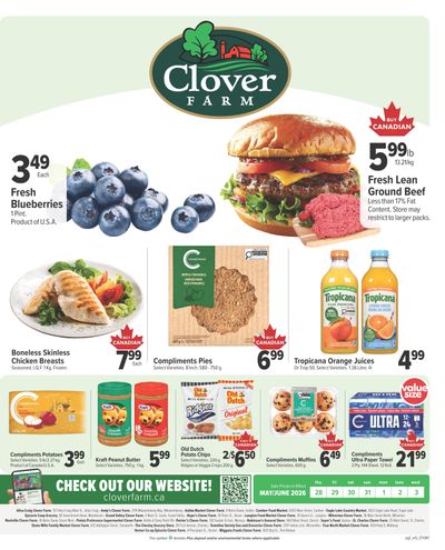 Clover Farm (ON) Flyer May 28 to June 3