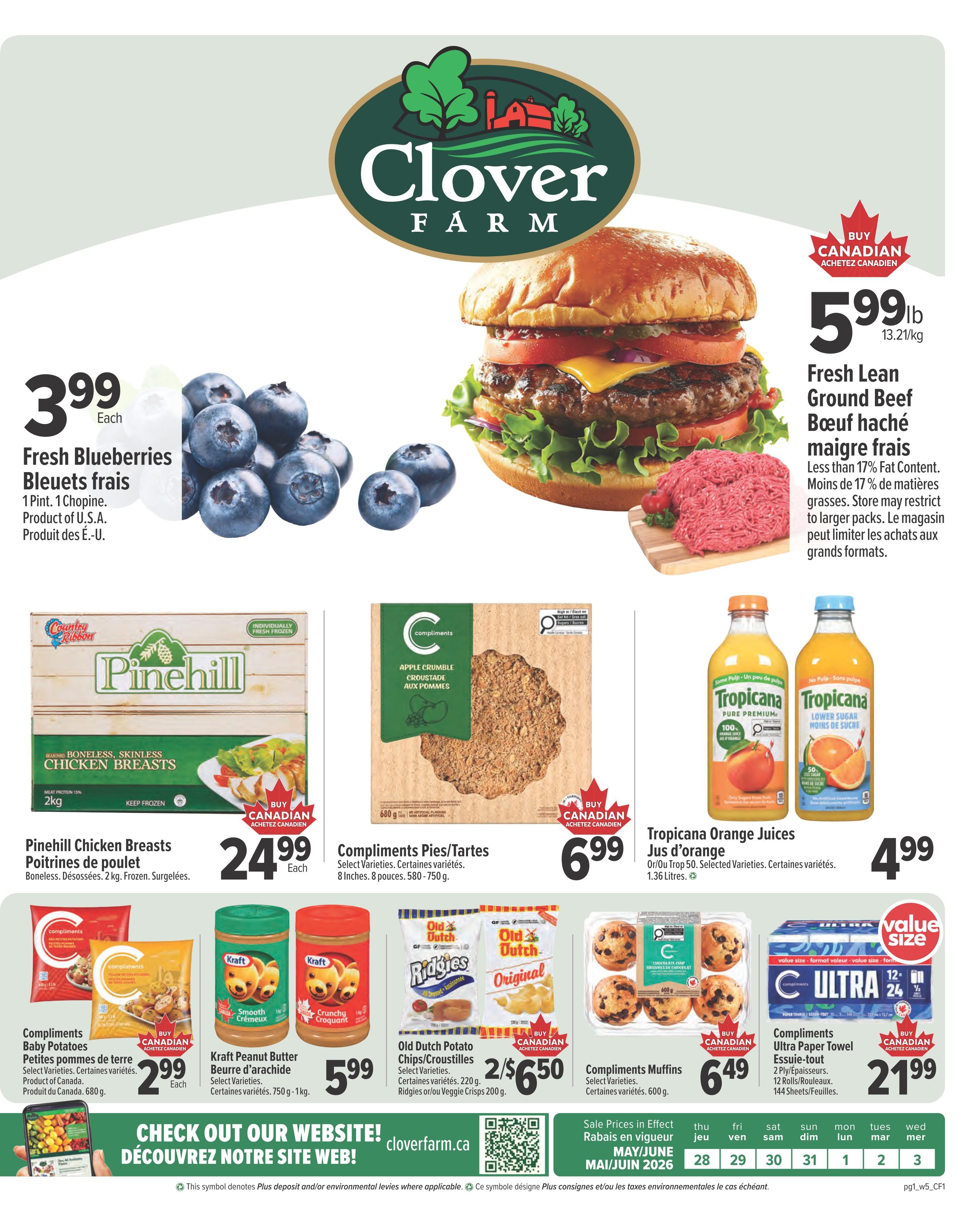 Clover Farm (Atlantic) Flyer May 28 to June 3