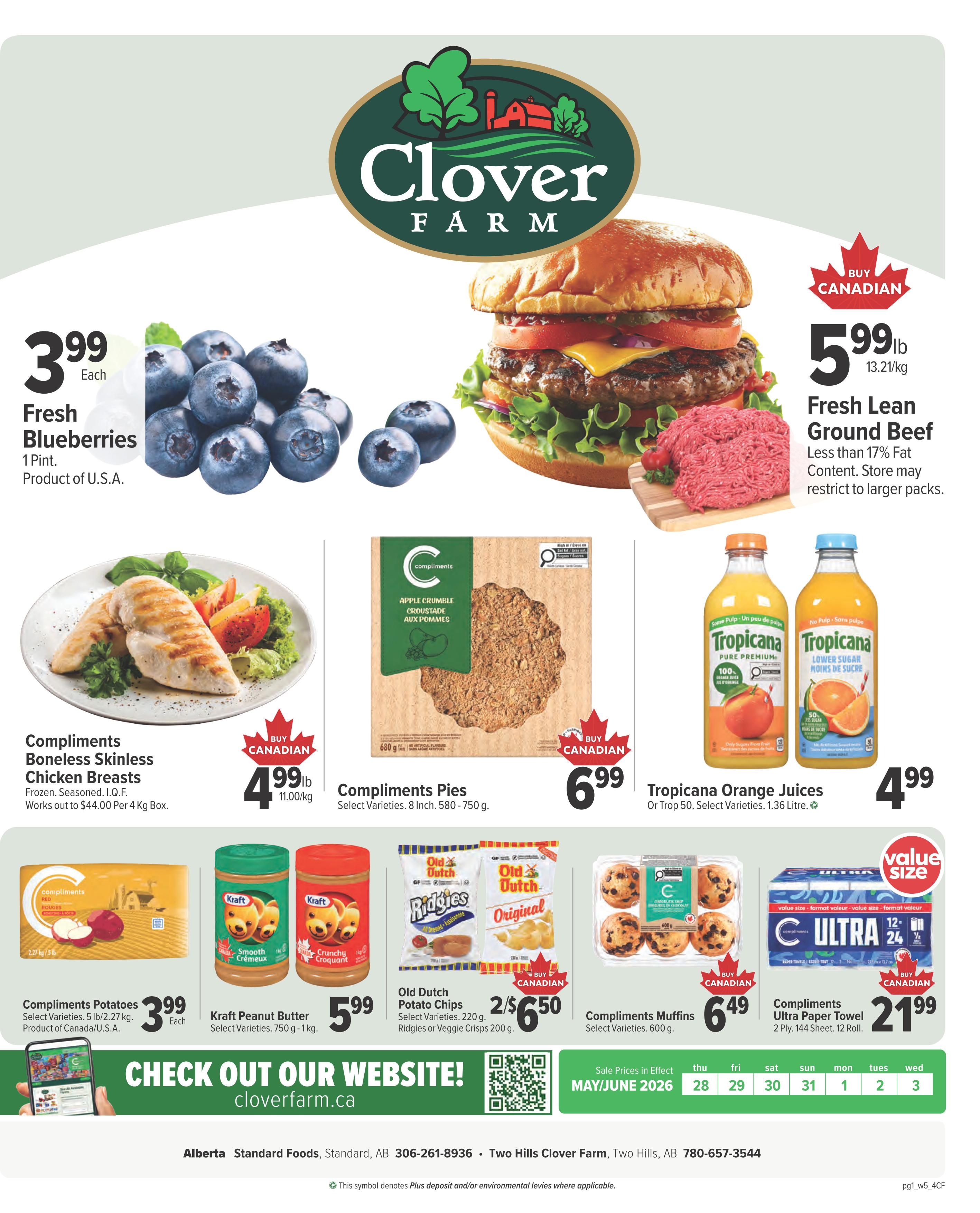 Clover Farm (AB) Flyer May 28 to June 3