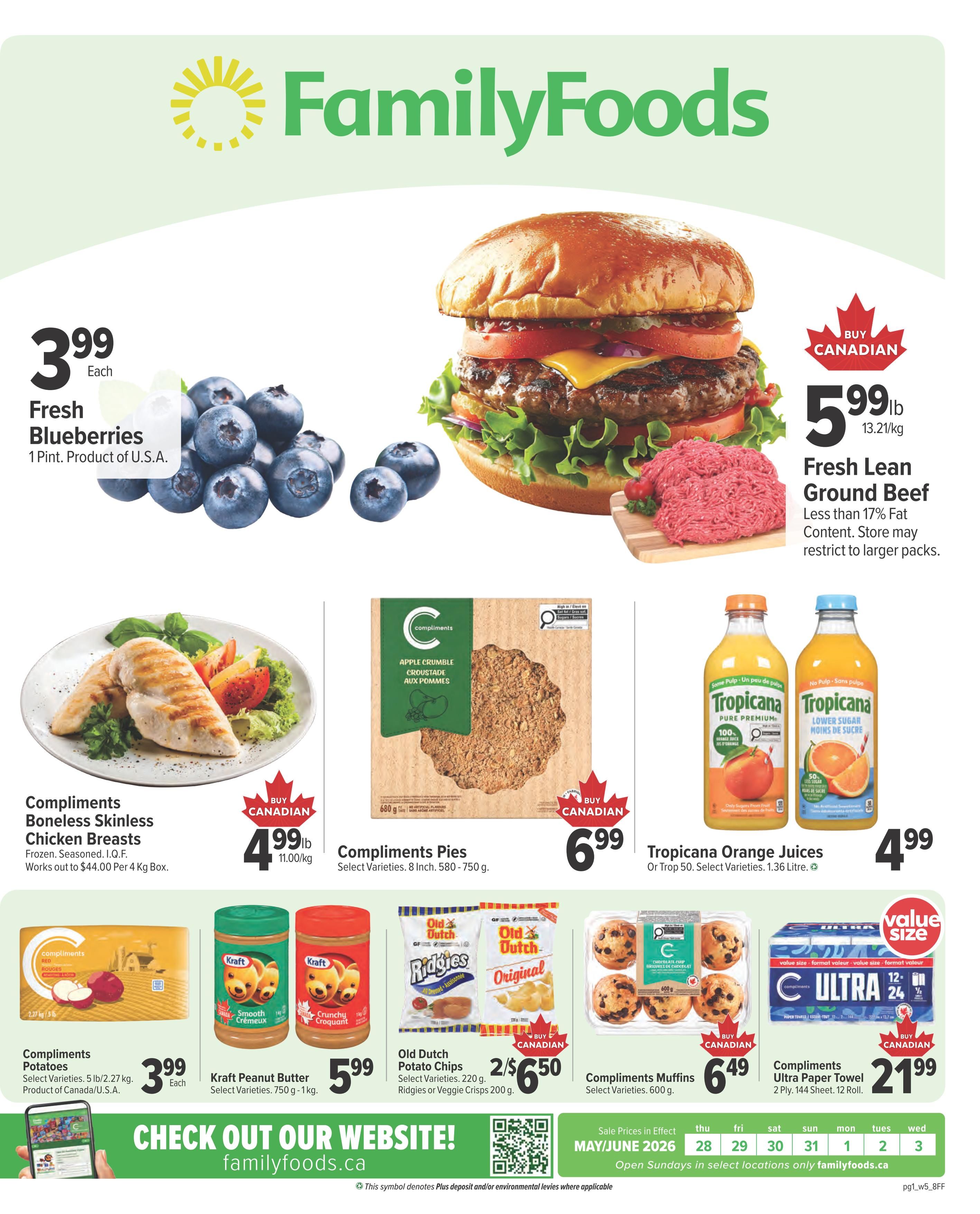 Family Foods Flyer May 28 to June 3