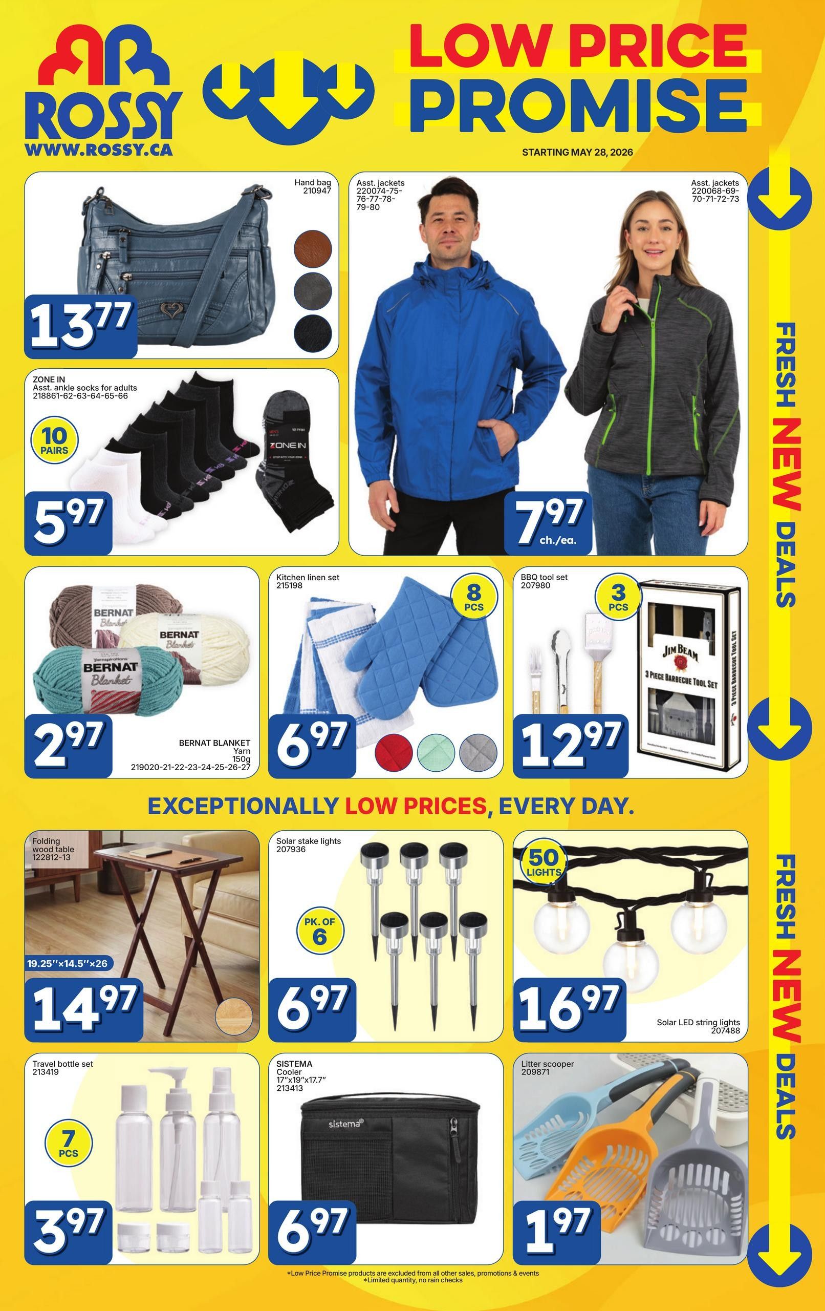 Rossy Low Price Promise Flyer May 28 to June 24