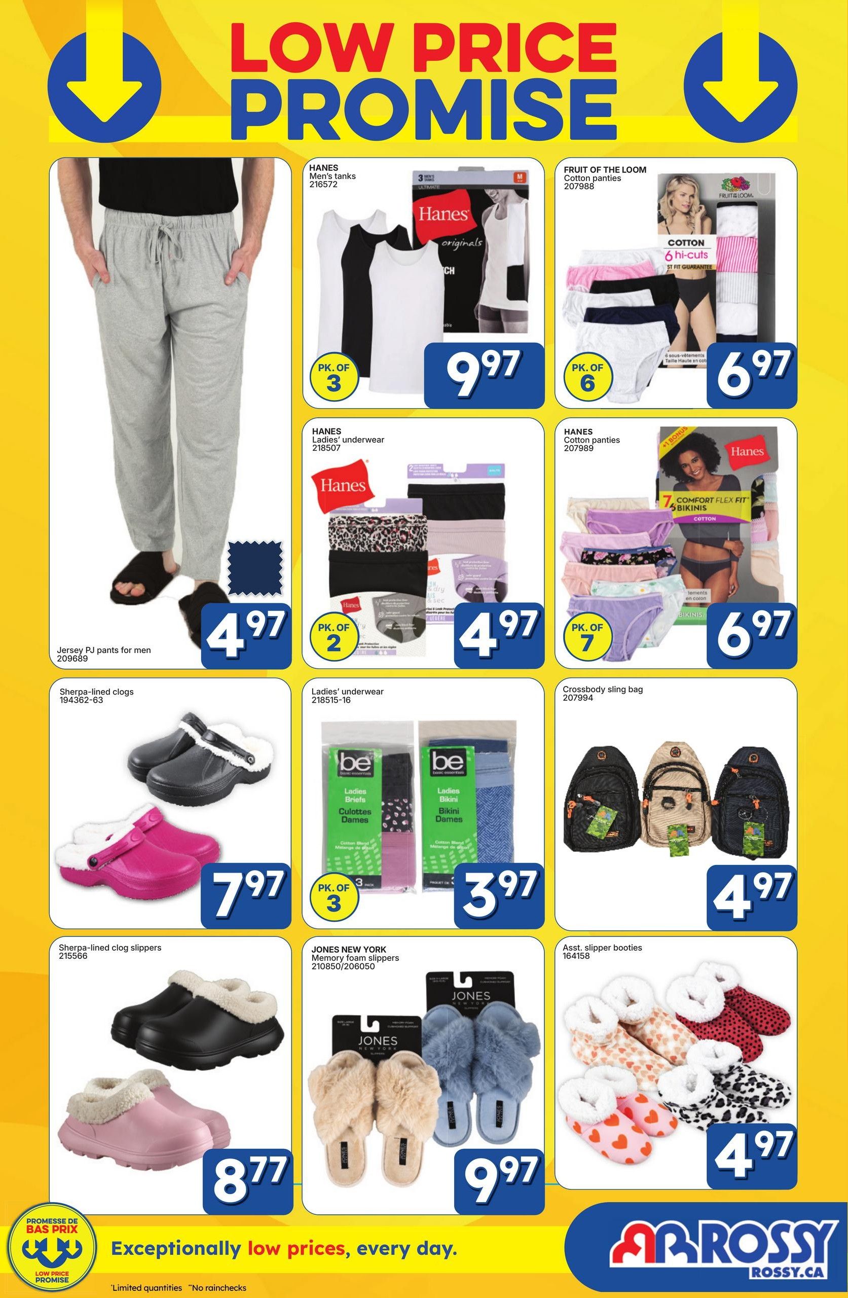 Rossy Low Price Promise Flyer May 28 to June 24