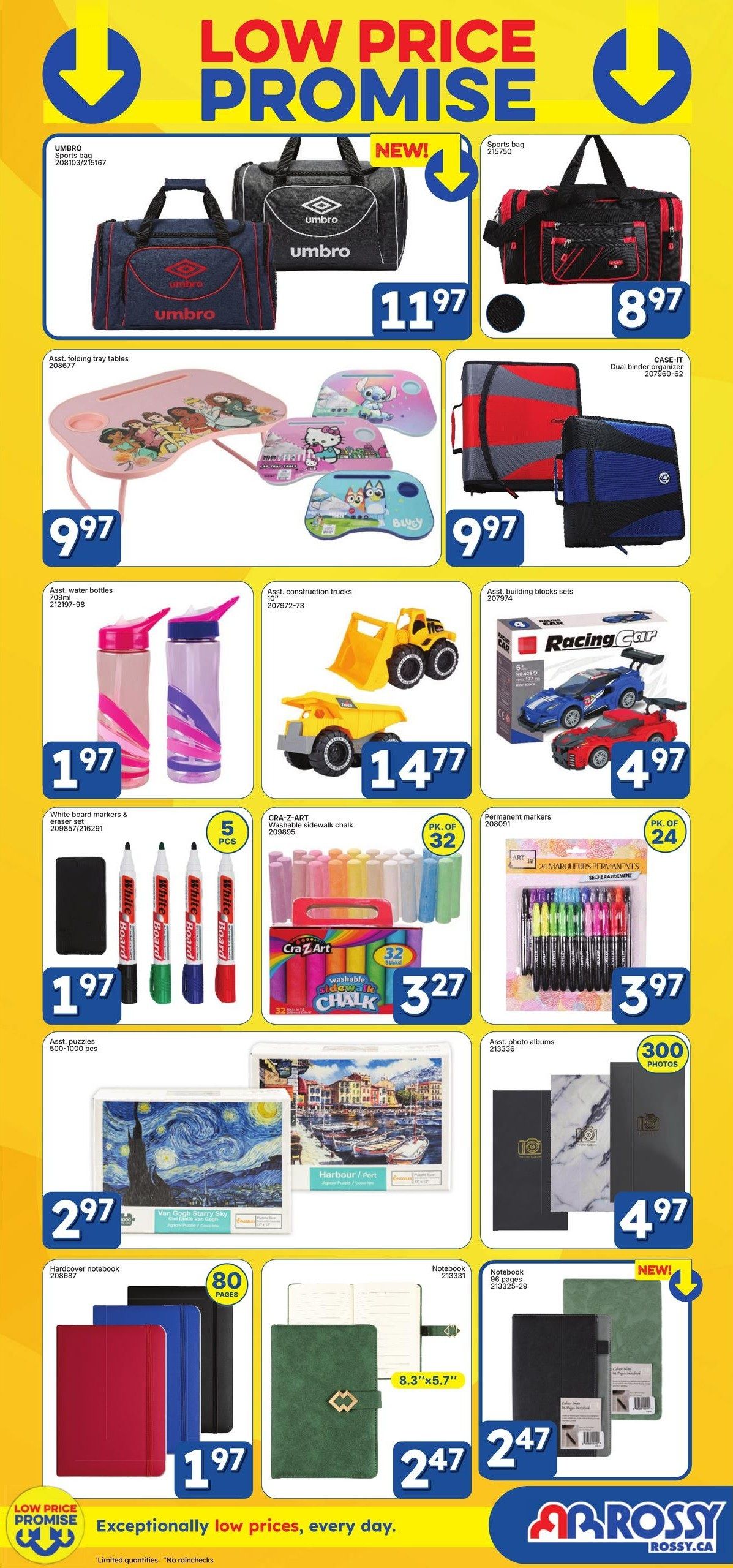 Rossy Low Price Promise Flyer May 28 to June 24