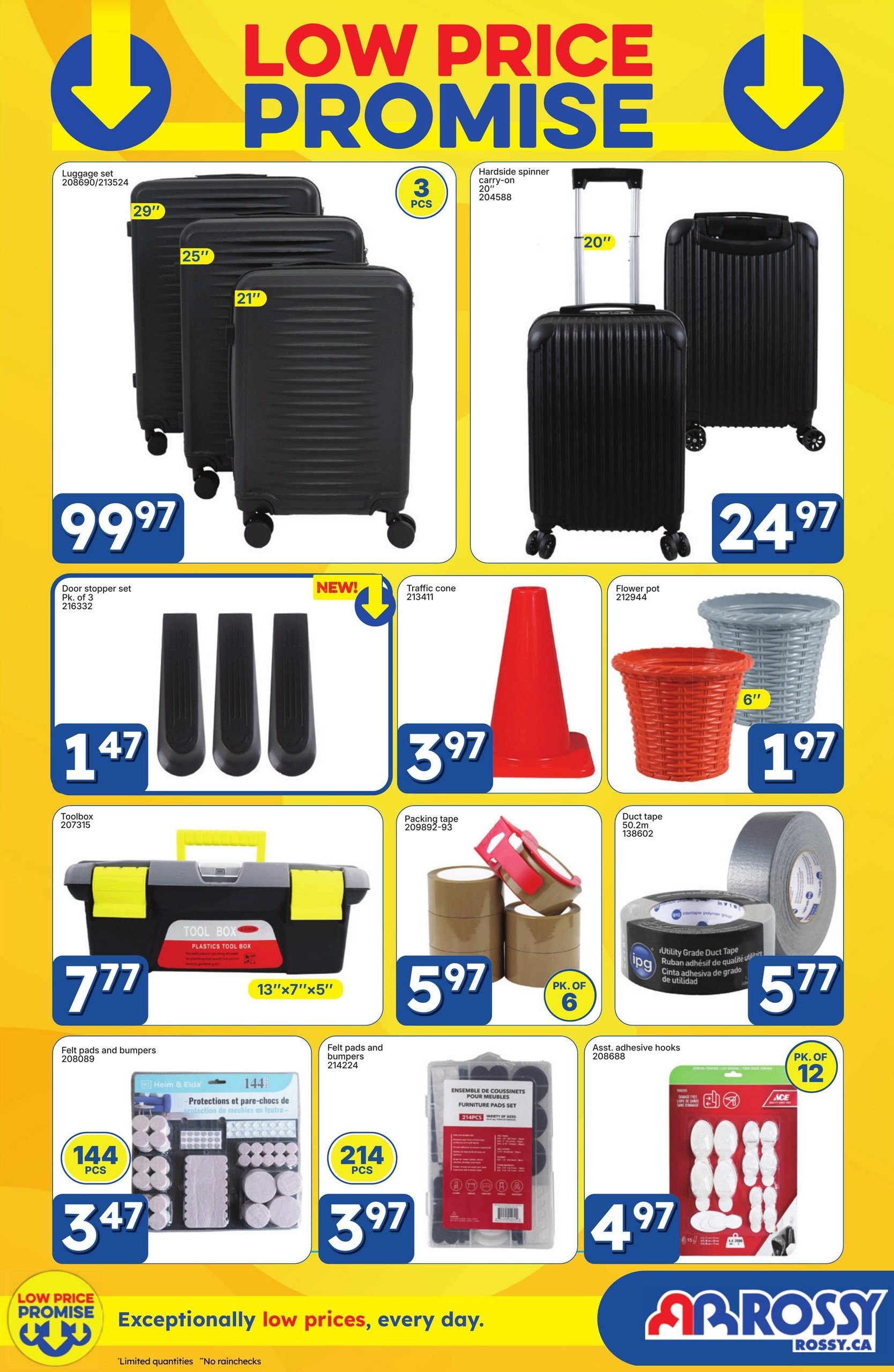 Rossy Low Price Promise Flyer May 28 to June 24