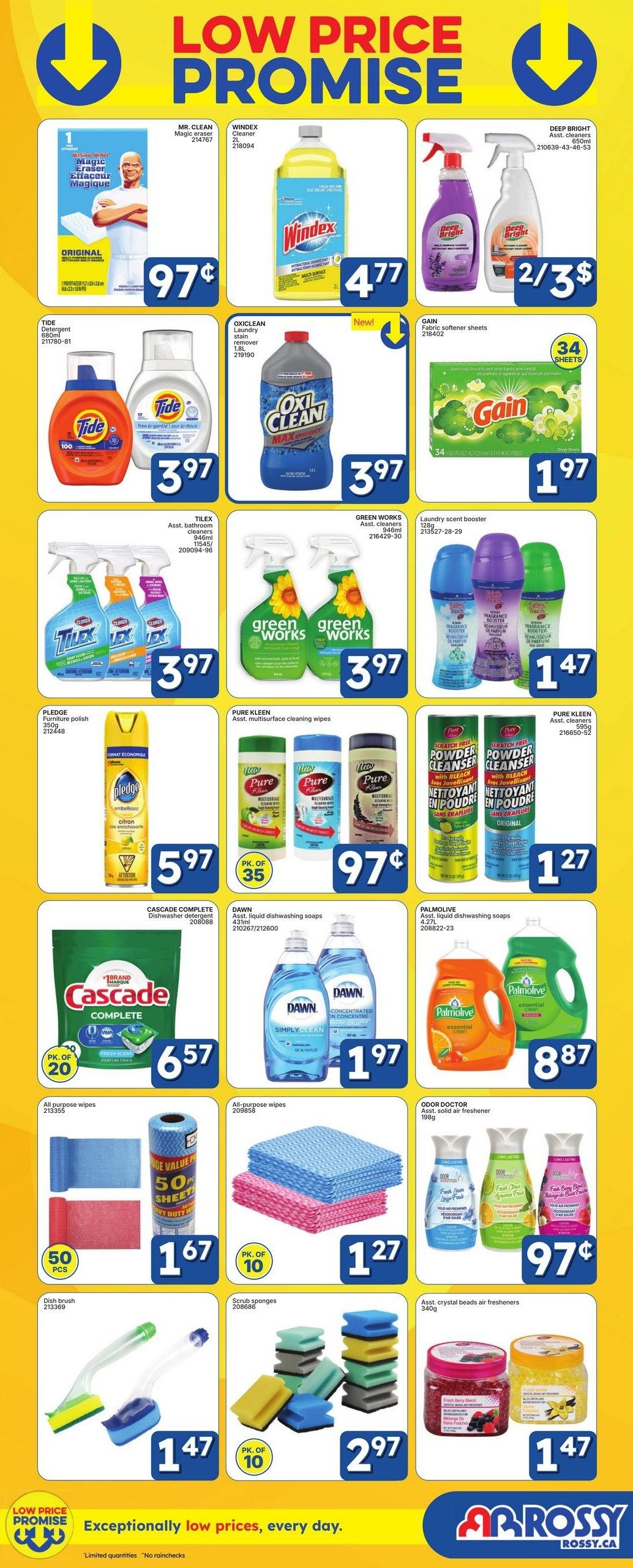 Rossy Low Price Promise Flyer May 28 to June 24