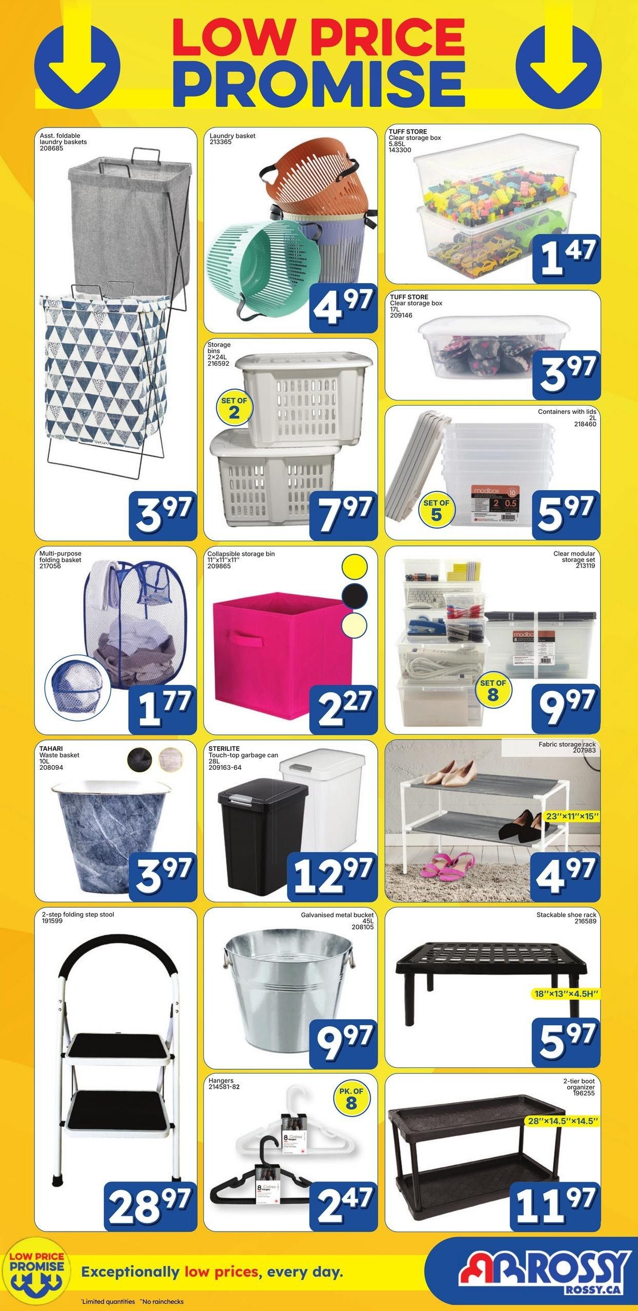 Rossy Low Price Promise Flyer May 28 to June 24