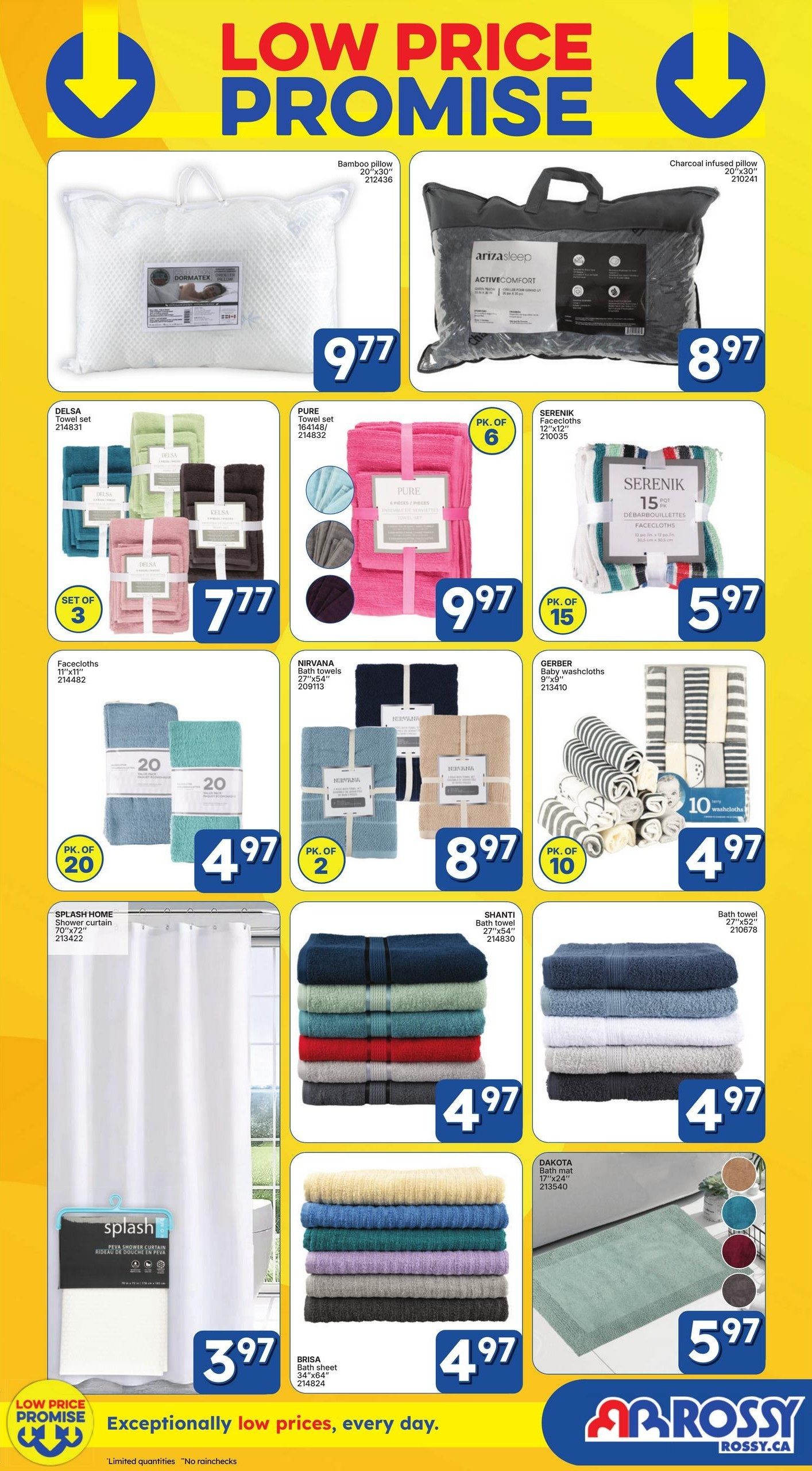 Rossy Low Price Promise Flyer May 28 to June 24