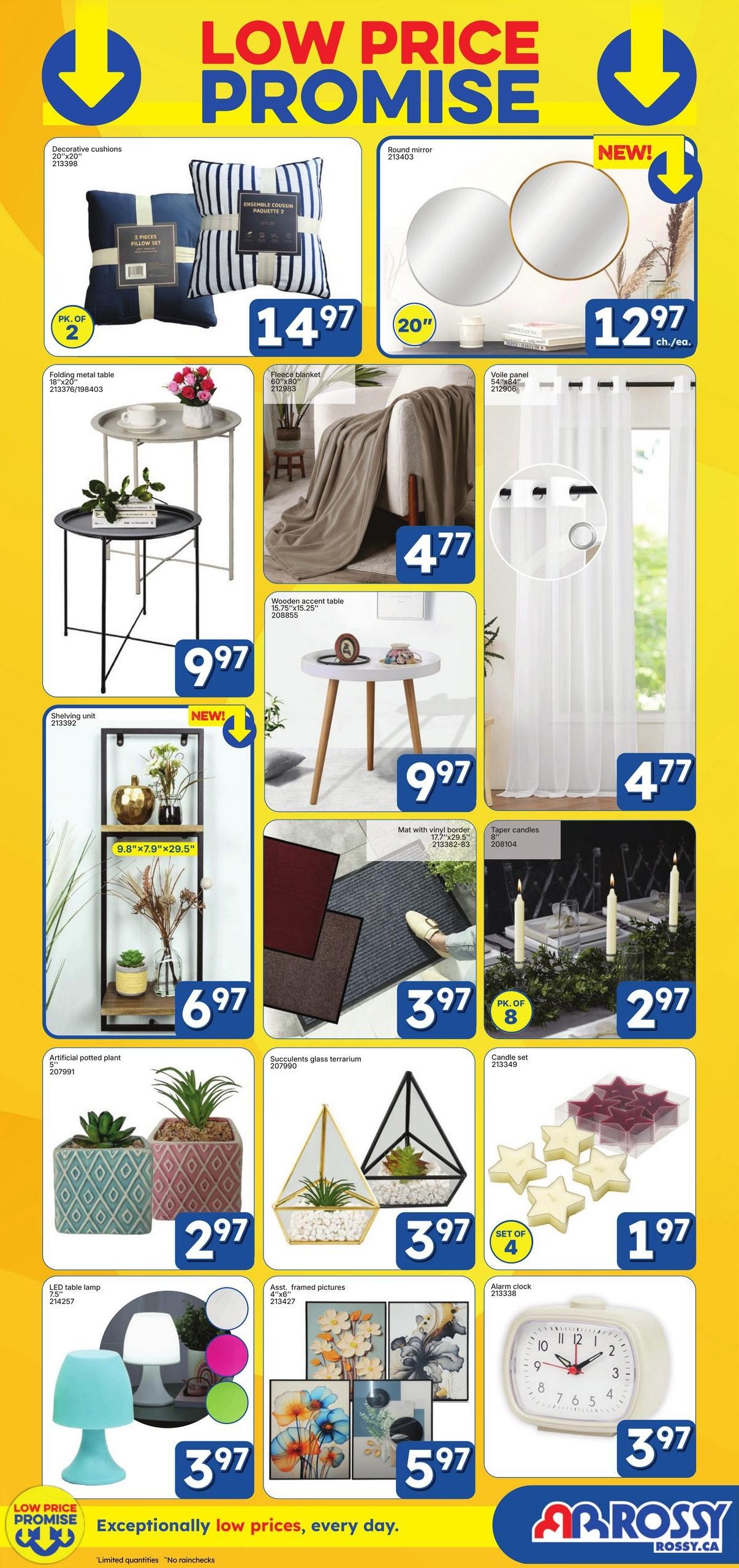 Rossy Low Price Promise Flyer May 28 to June 24