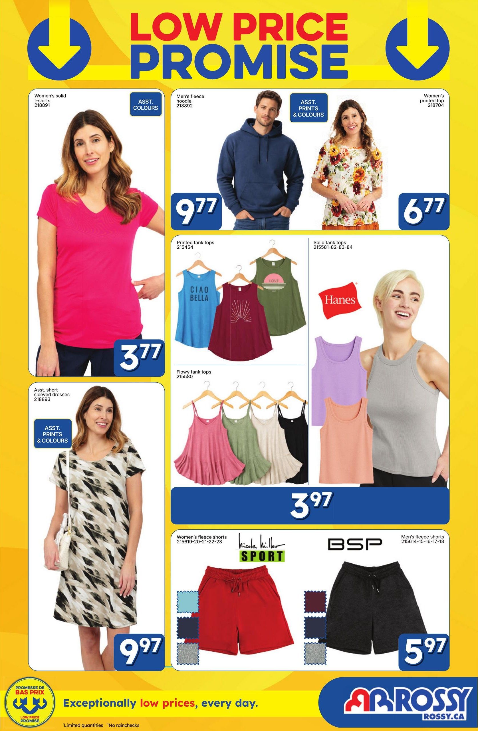 Rossy Low Price Promise Flyer May 28 to June 24