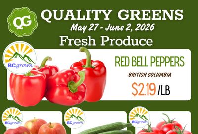 Quality Greens Flyer May 27 to June 2