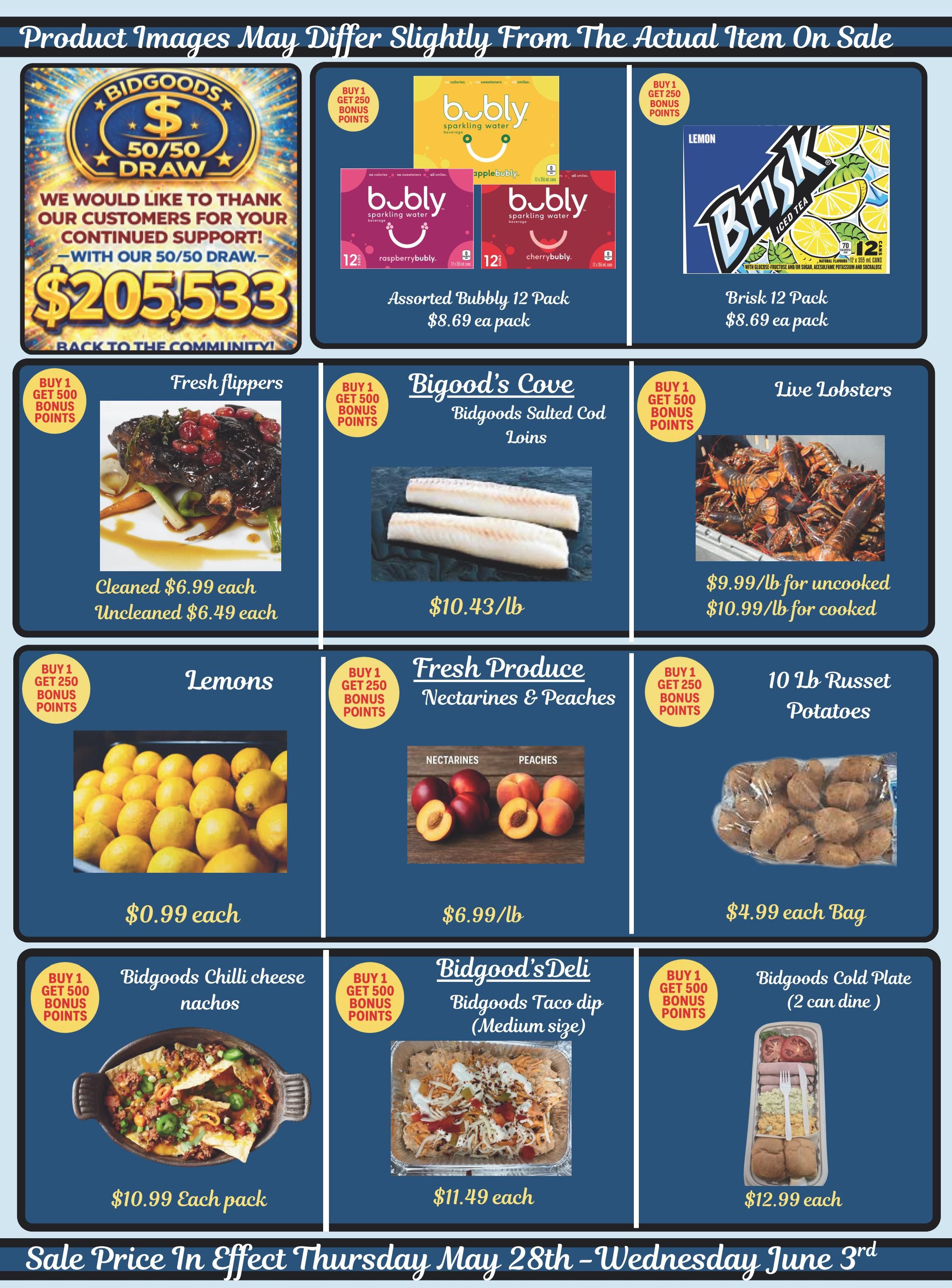Bidgood's Flyer May 28 to June 3