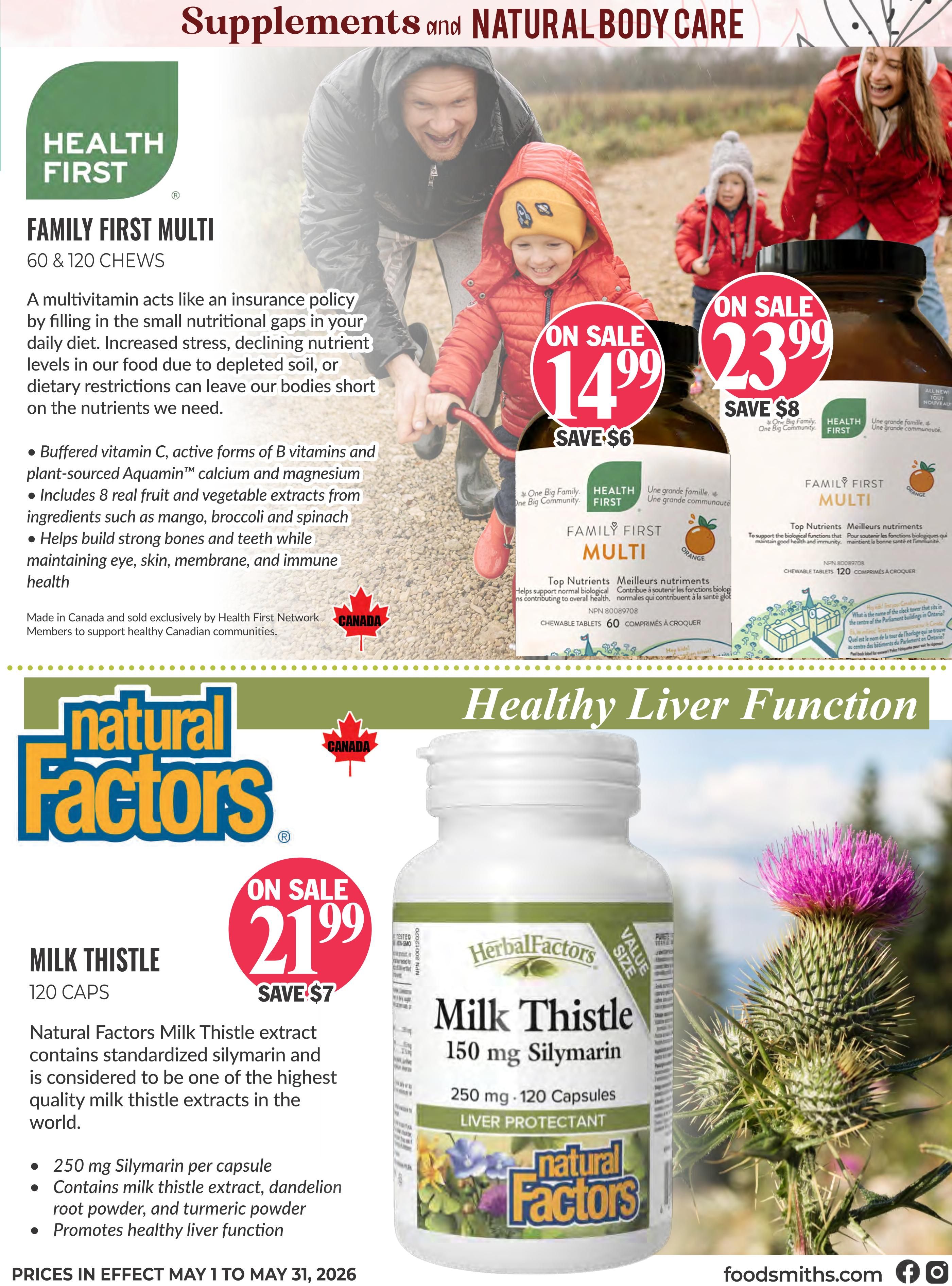 Foodsmiths Flyer May 28 to June 4