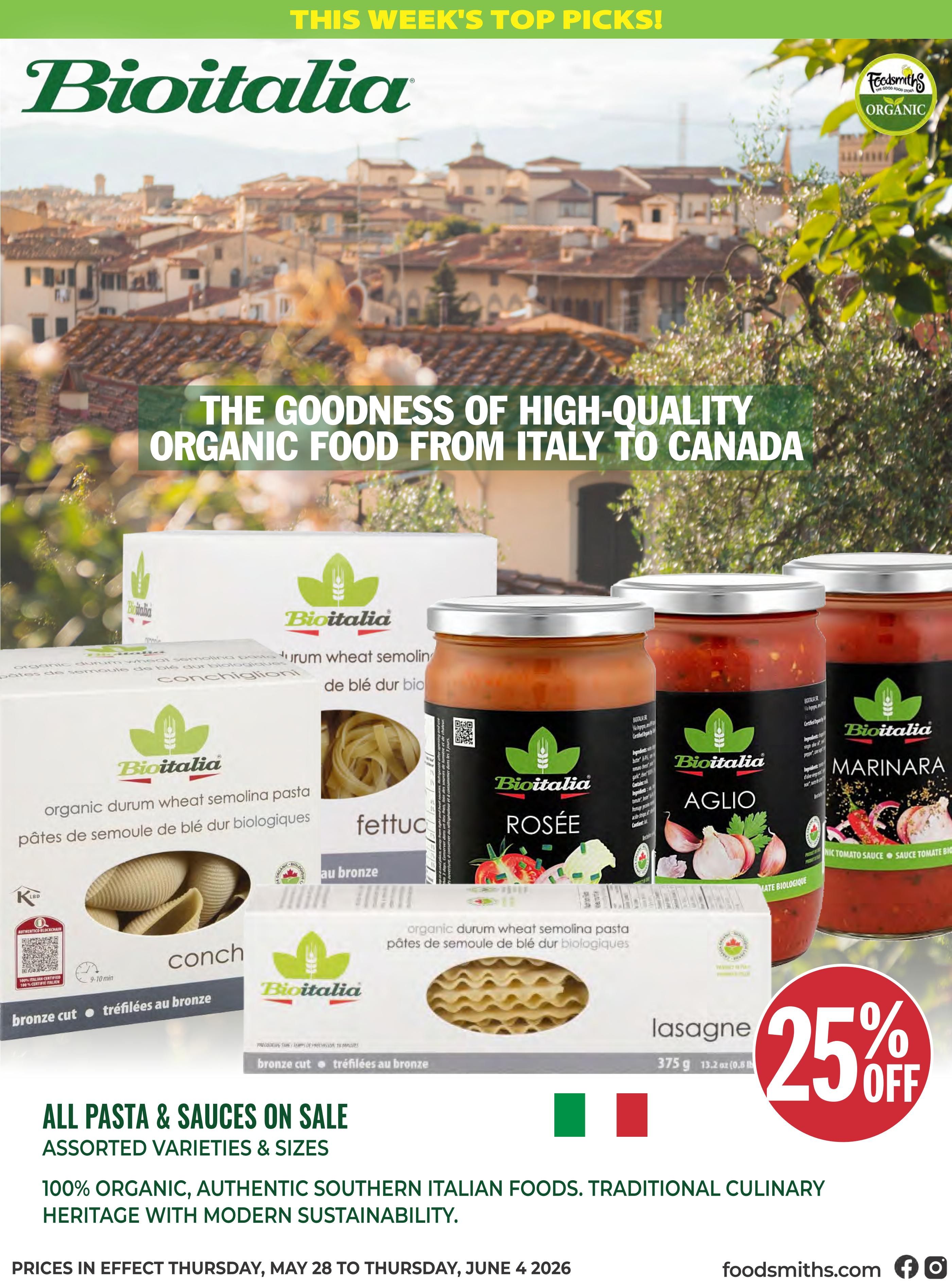 Foodsmiths Flyer May 28 to June 4