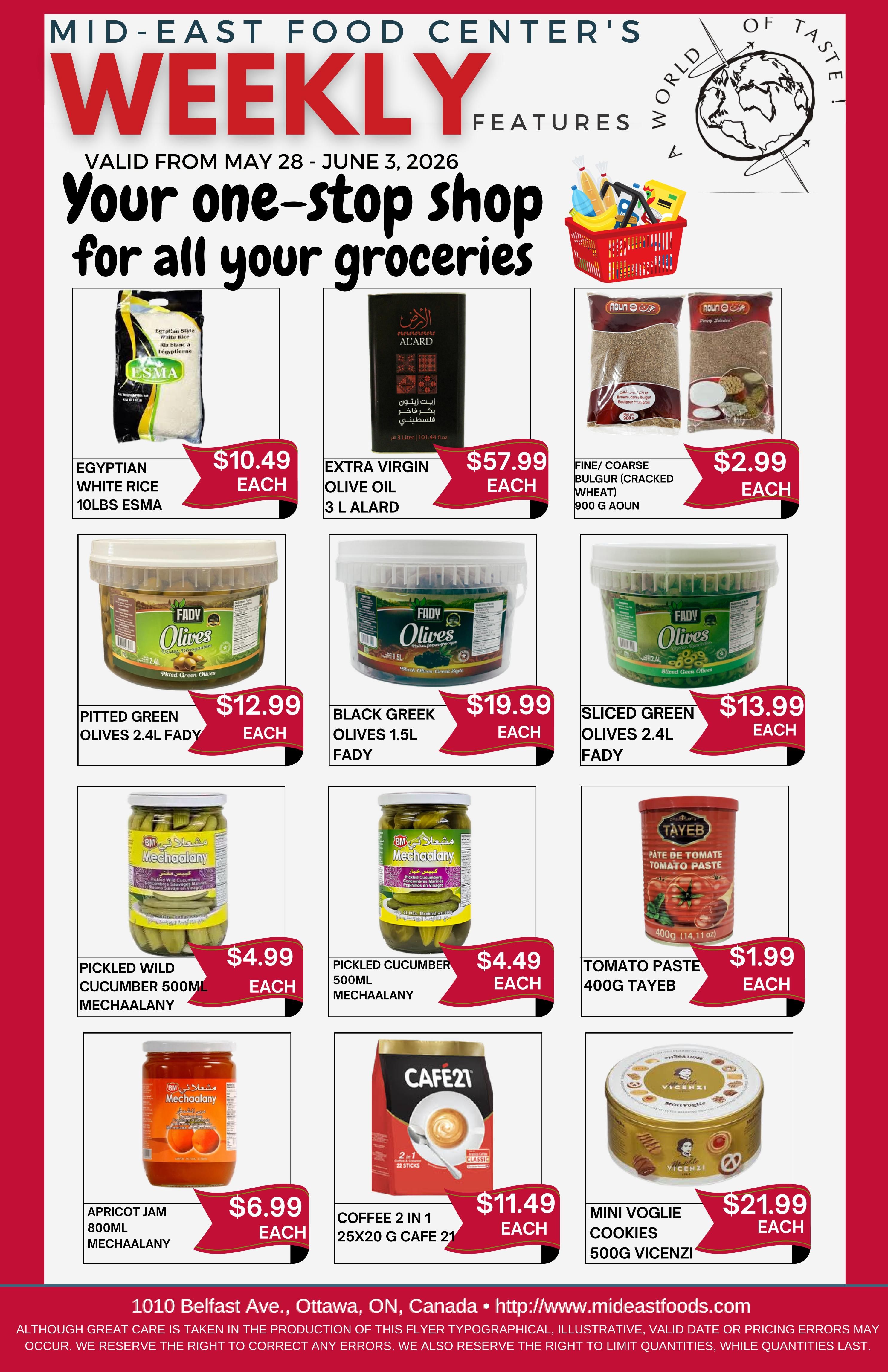 Mid-East Food Centre Flyer May 28 to June 3
