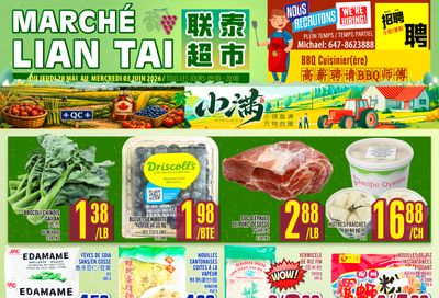 Marche Lian Tai Flyer May 28 to June 3