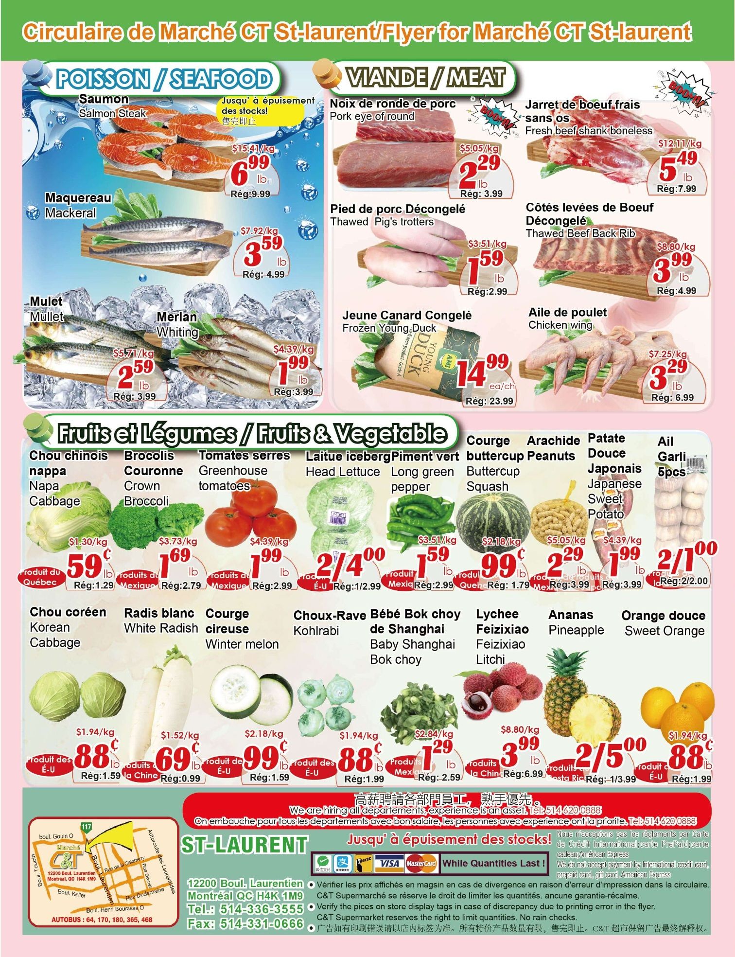 Marche C&T (St. Laurent) Flyer May 28 to June 3