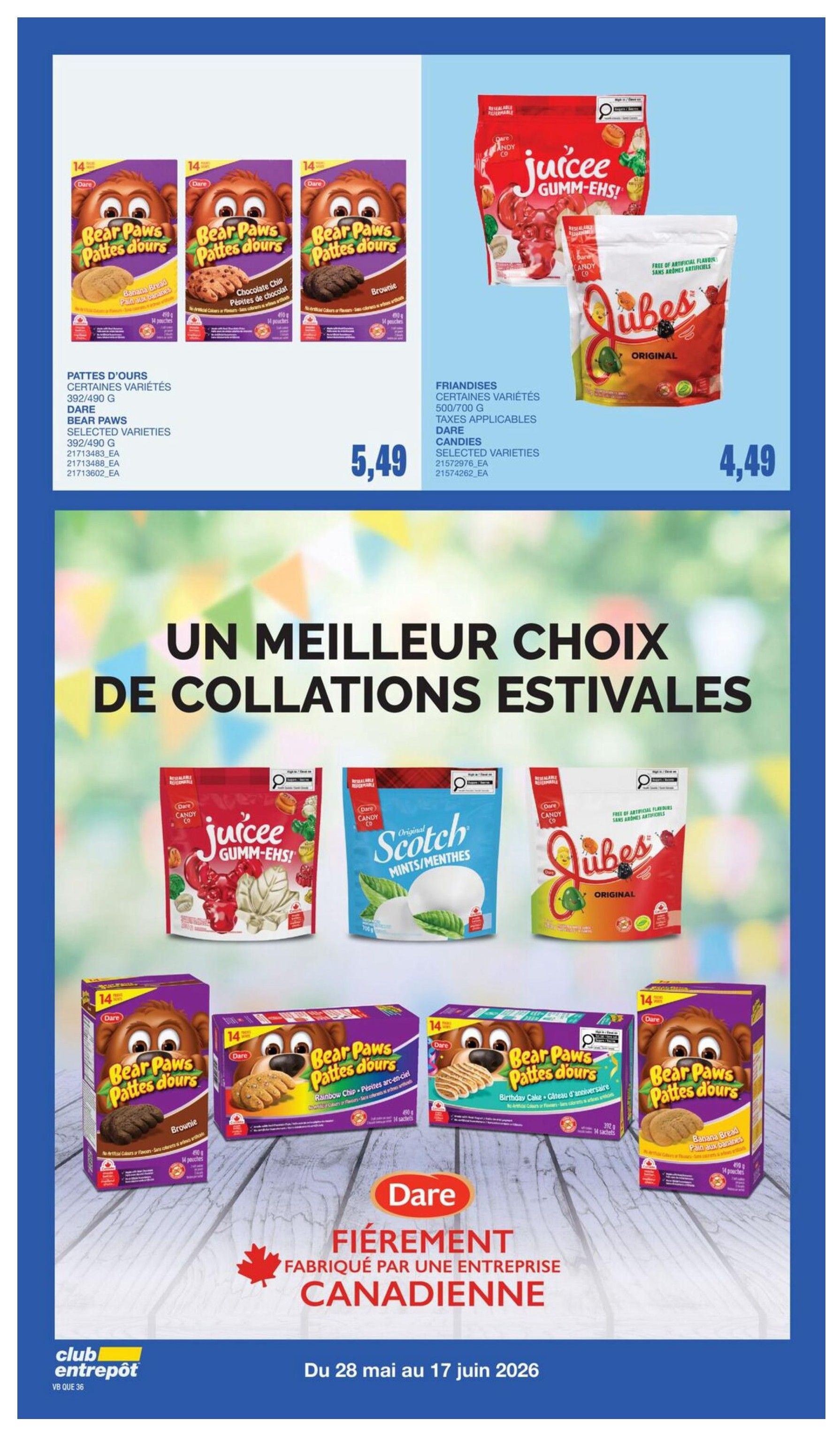 Wholesale Club (QC) Flyer May 28 to June 3