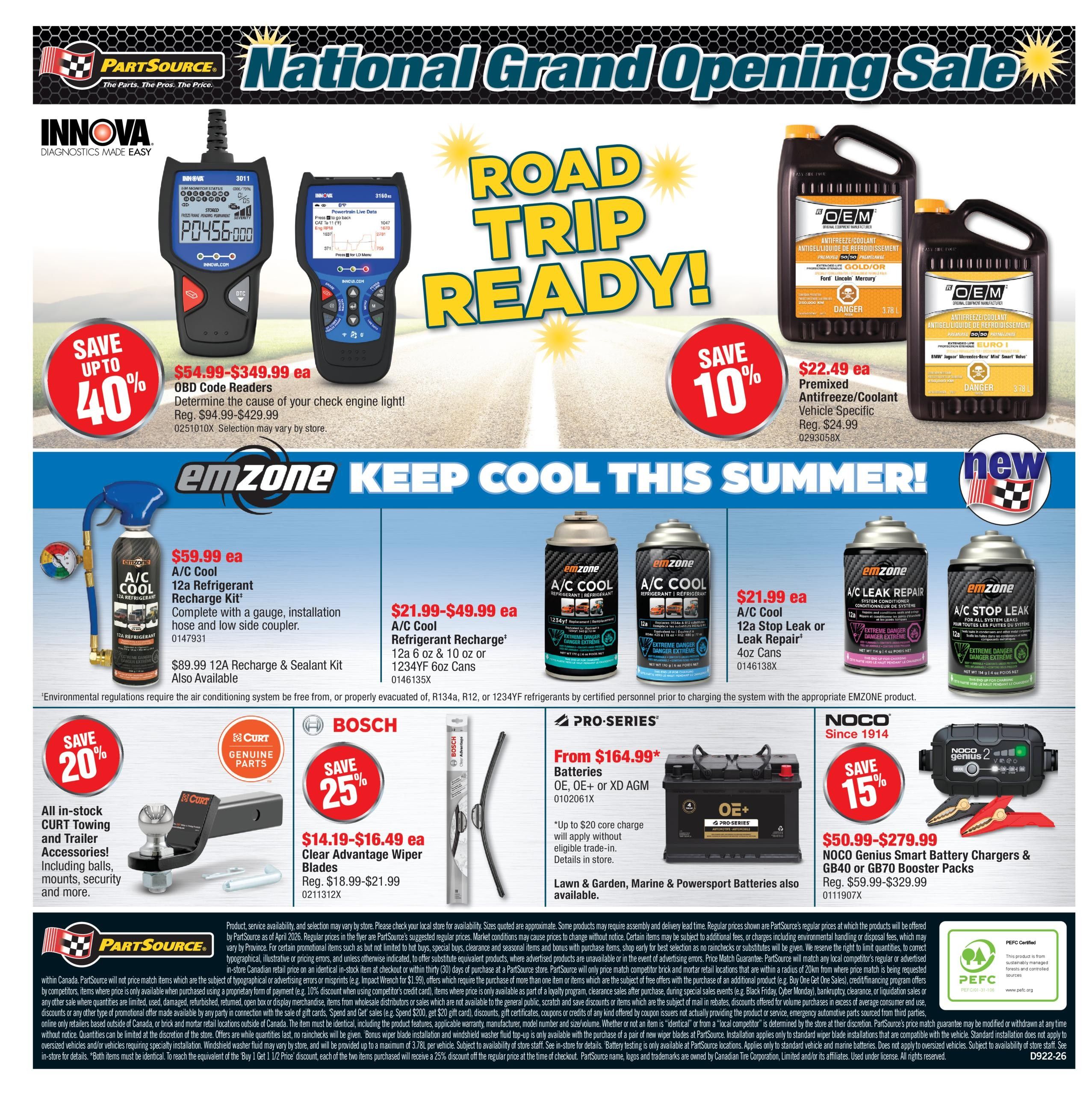 PartSource Flyer May 29 to June 10