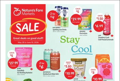 Nature's Fare Markets Flyer May 28 to June 10