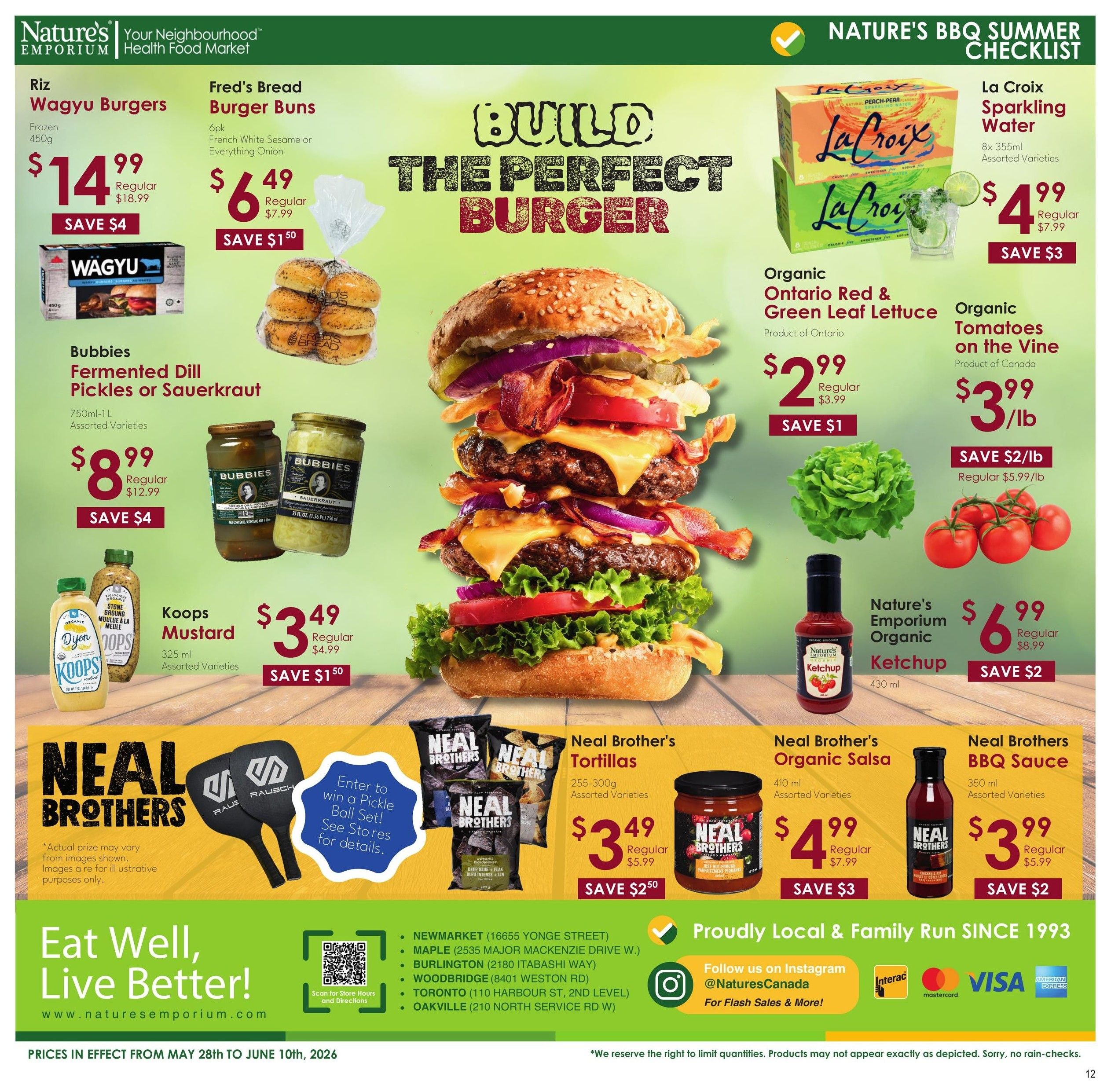 Nature's Emporium Bi-Weekly Flyer May 28 to June 10