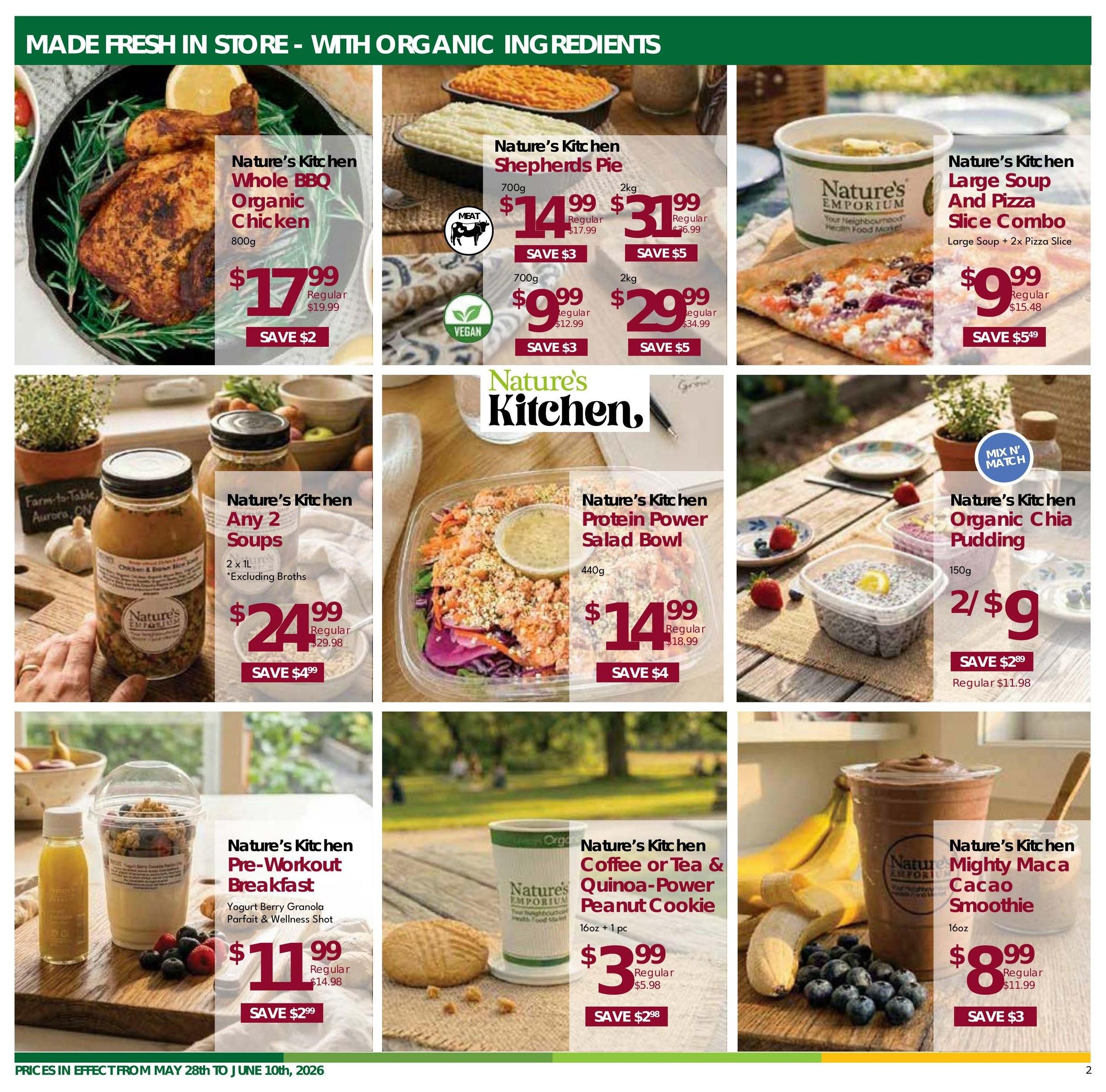Nature's Emporium Bi-Weekly Flyer May 28 to June 10