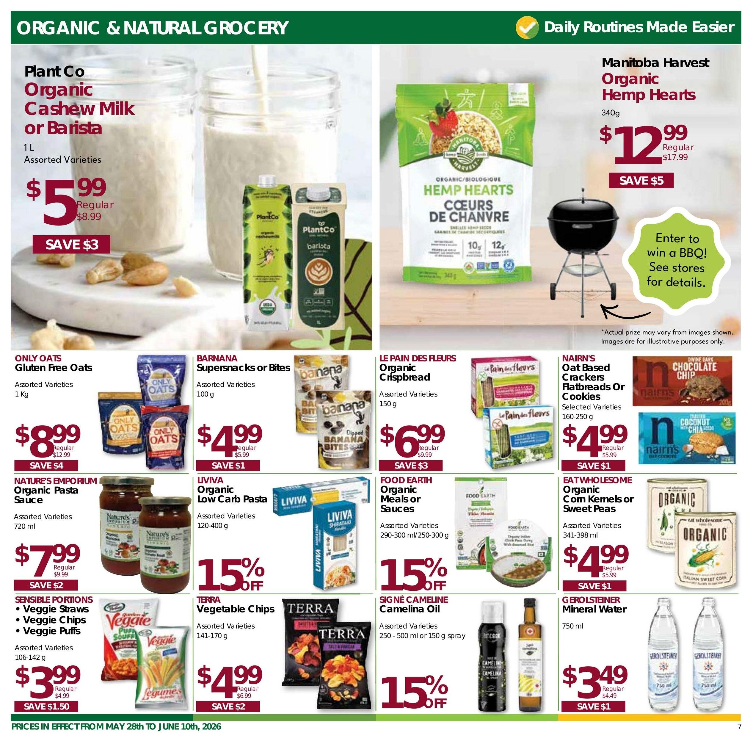 Nature's Emporium Bi-Weekly Flyer May 28 to June 10