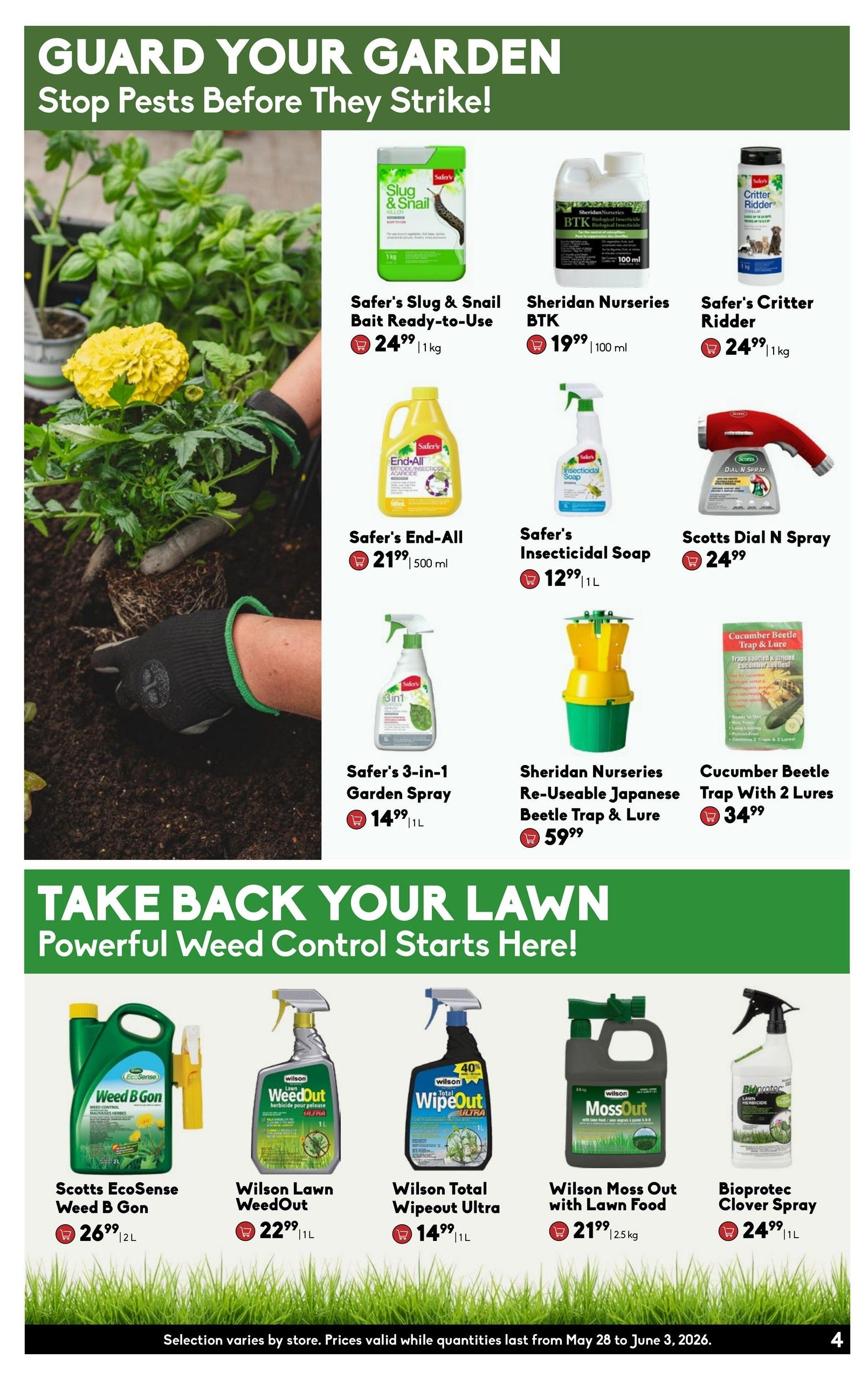 Sheridan Nurseries Flyer May 28 to June 3