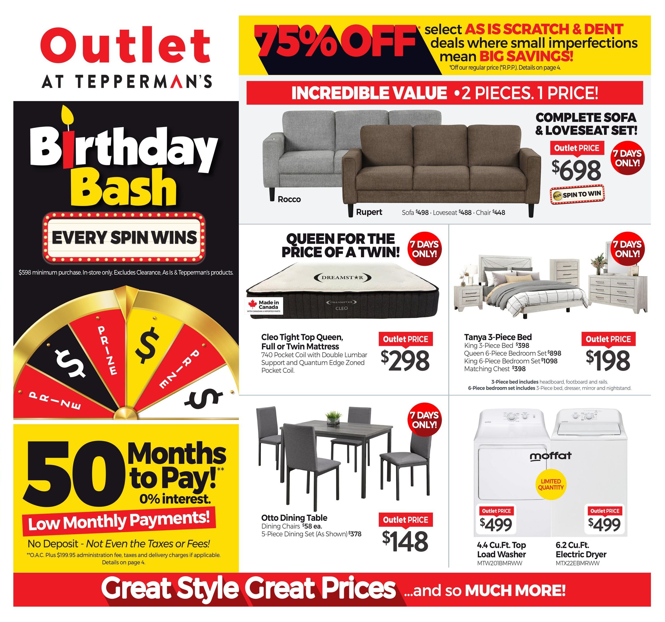 Tepperman's Flyer May 29 to June 3
