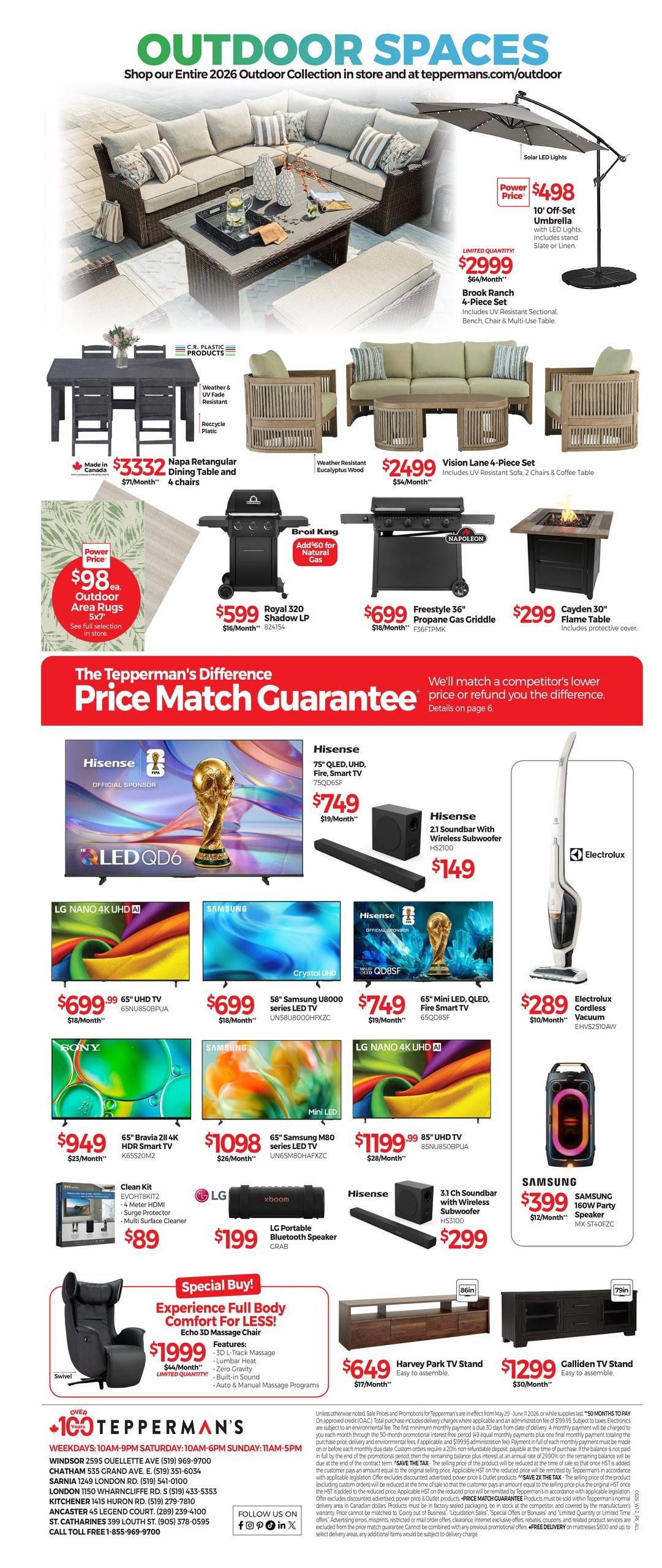 Tepperman's Flyer May 29 to June 3